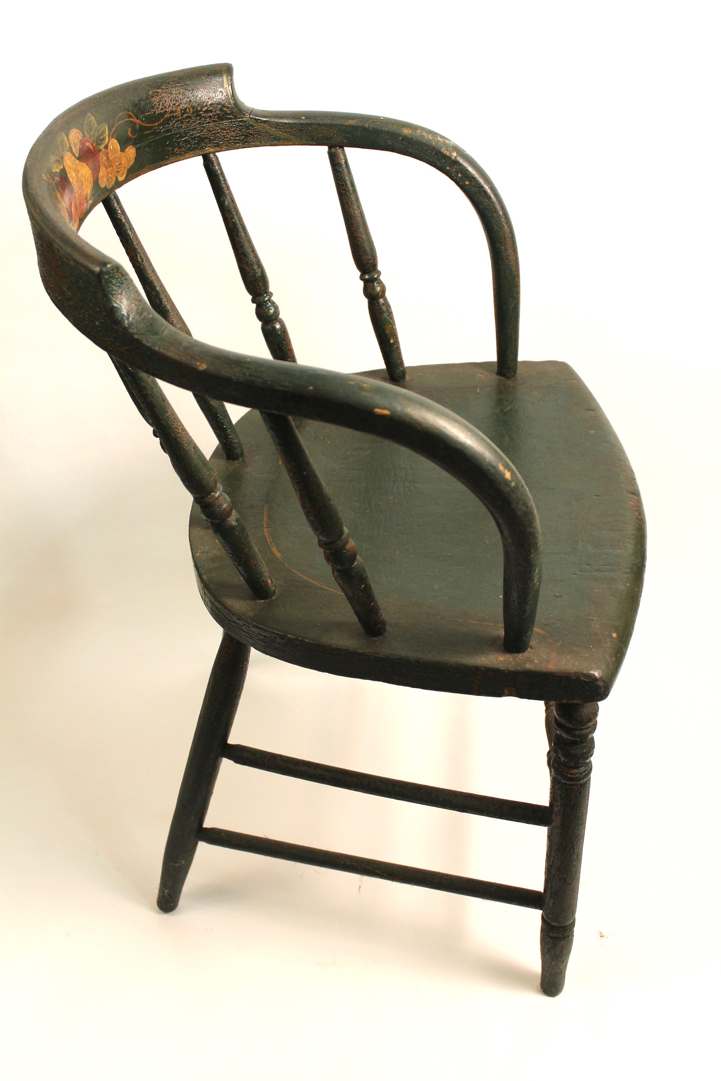 Set of Four Antique Painted Chairs