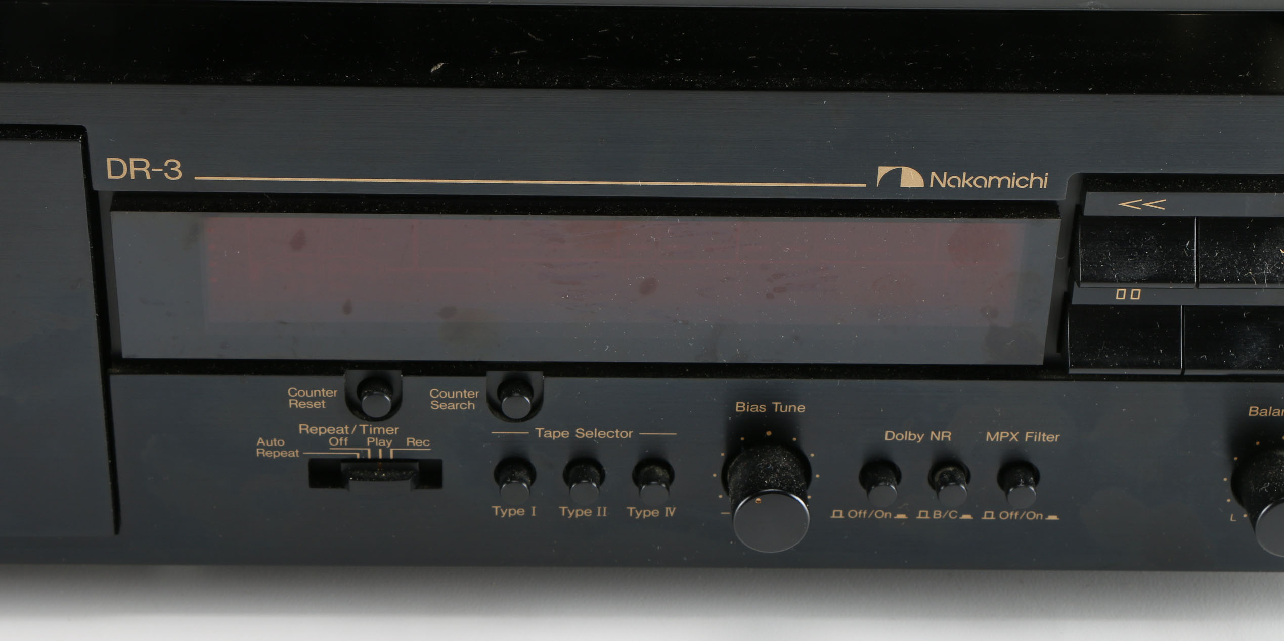 Vintage Harman Kardon Stereo/ CD Player and Nakamichi DR-3 Tape Player