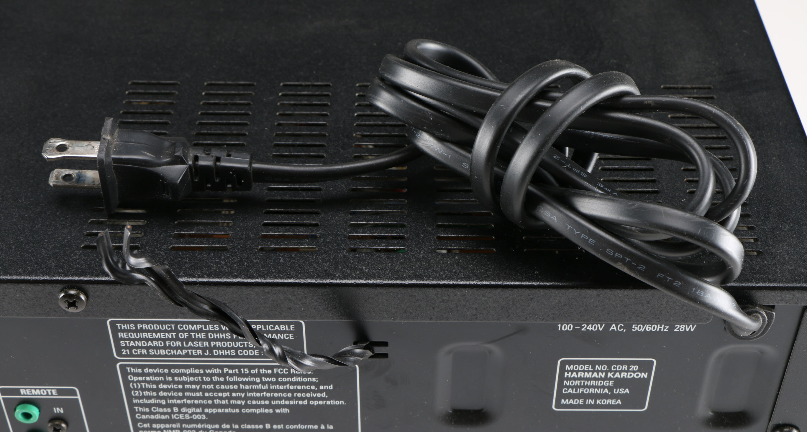 Vintage Harman Kardon Stereo/ CD Player and Nakamichi DR-3 Tape Player