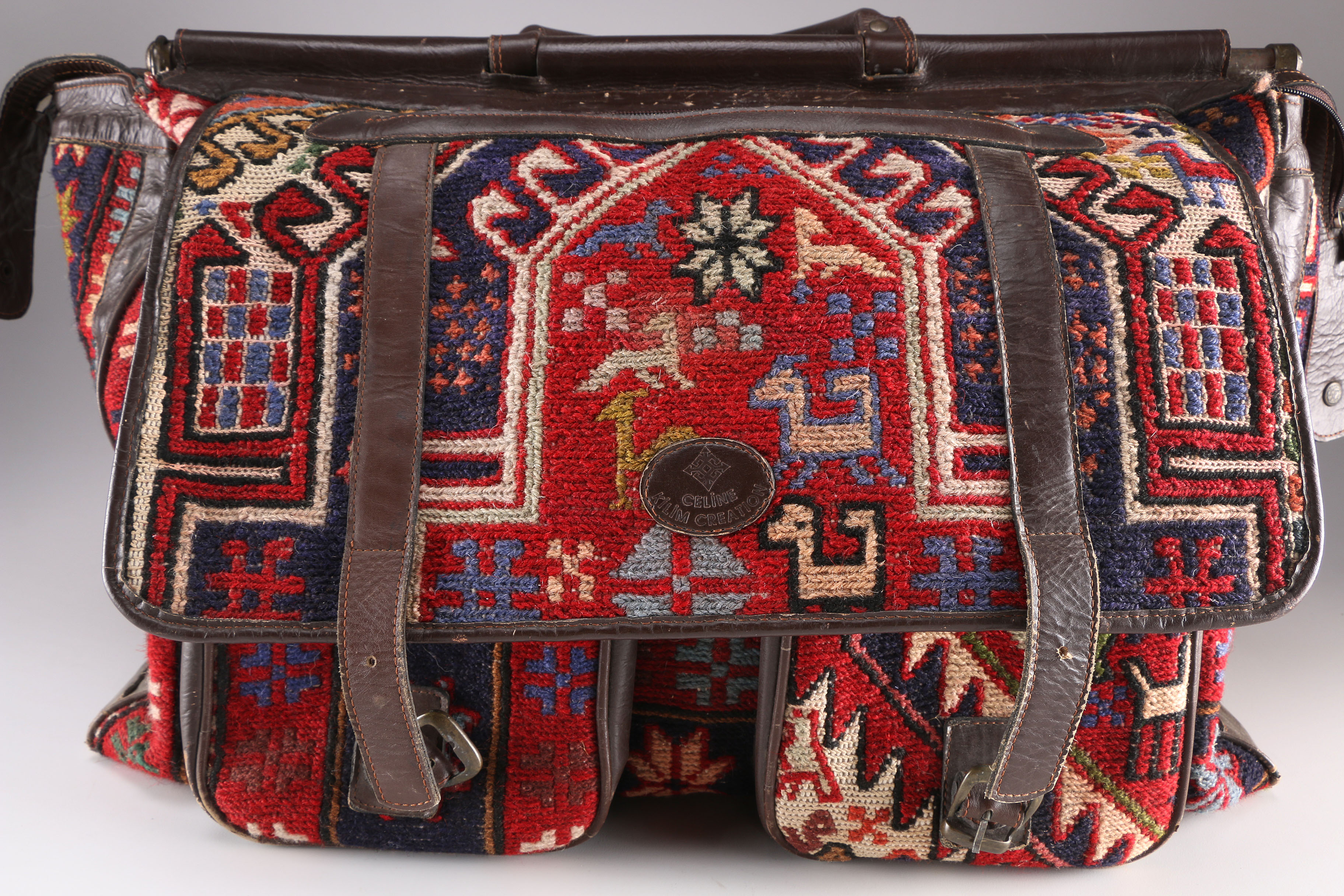 Celine Creation "Kilim Creation" Weekender and Shoulder Bag