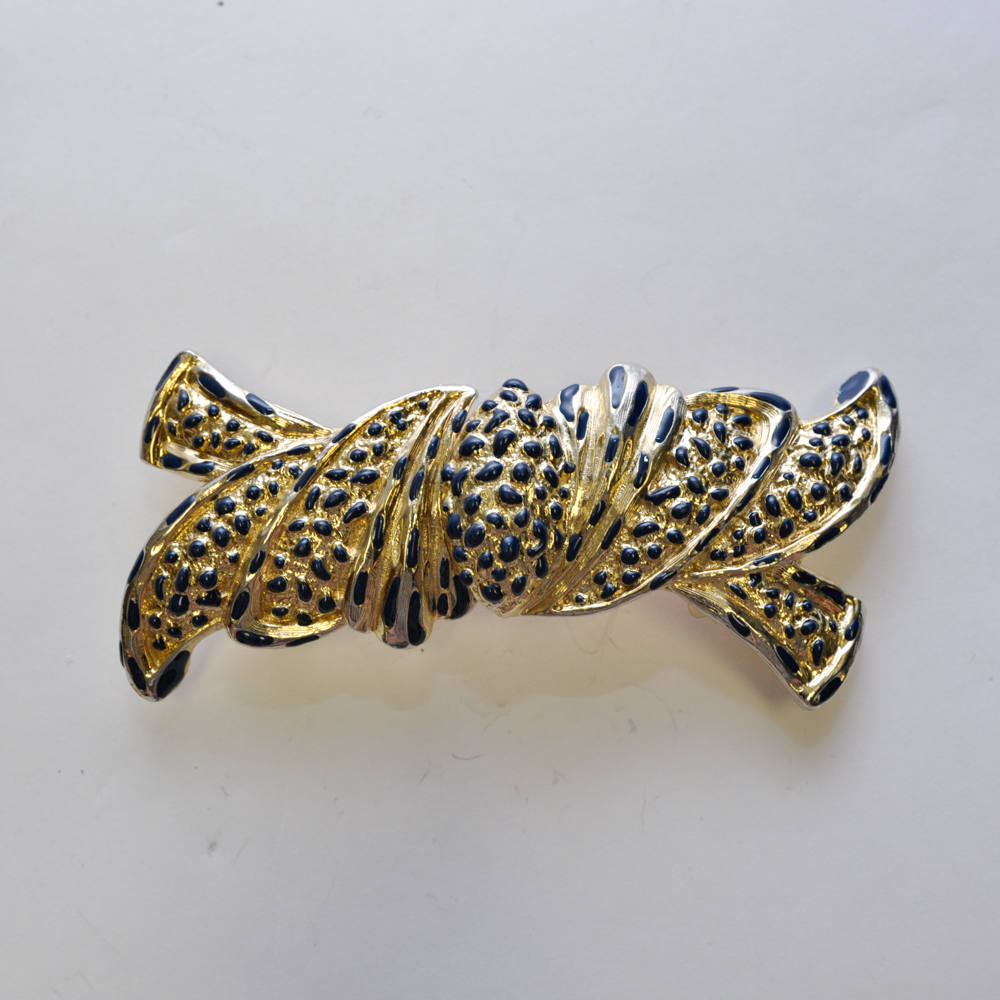 1987 Gold Tone Belt Buckle