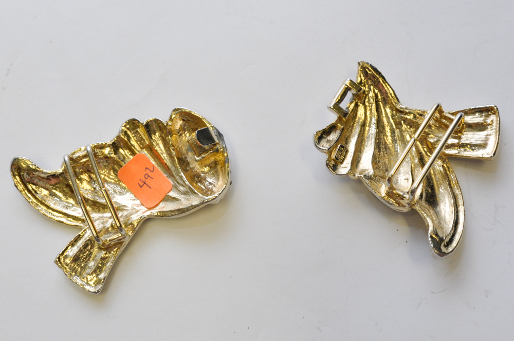 1987 Gold Tone Belt Buckle