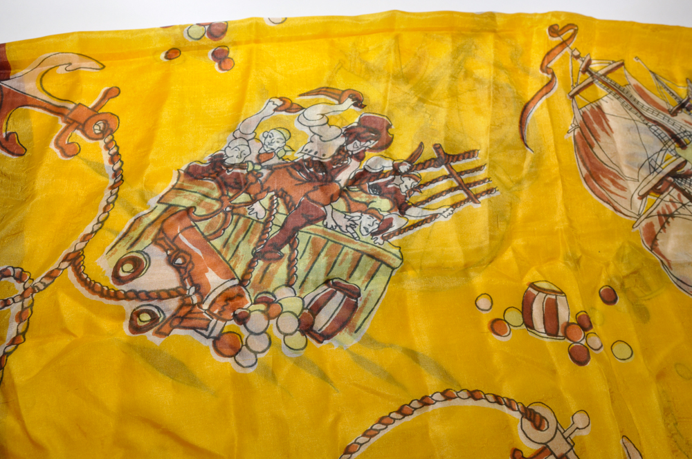 Pirate Themed Silk Scarf