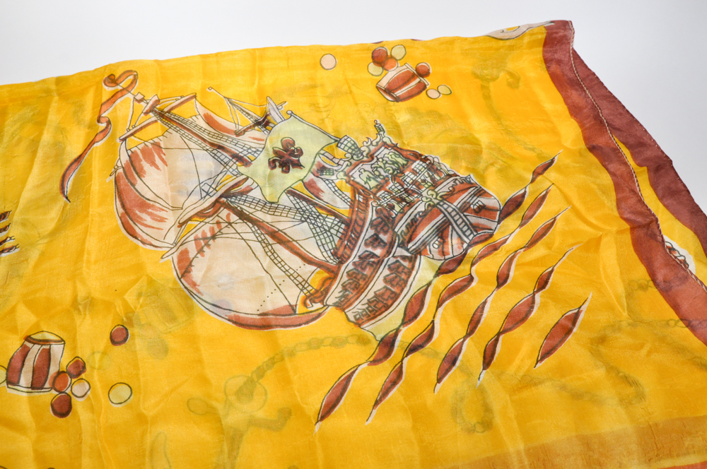 Pirate Themed Silk Scarf