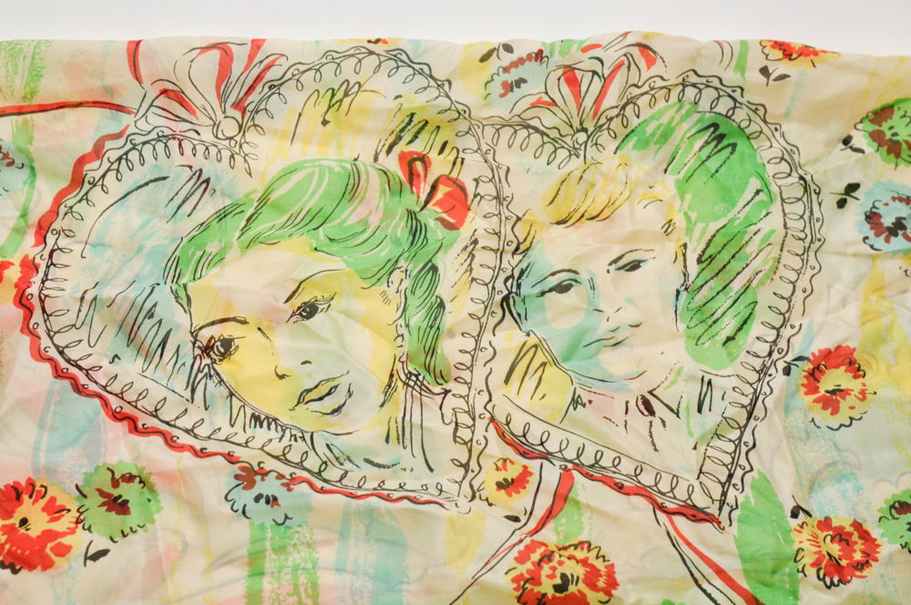 Pair of Colorful Silk Scarves