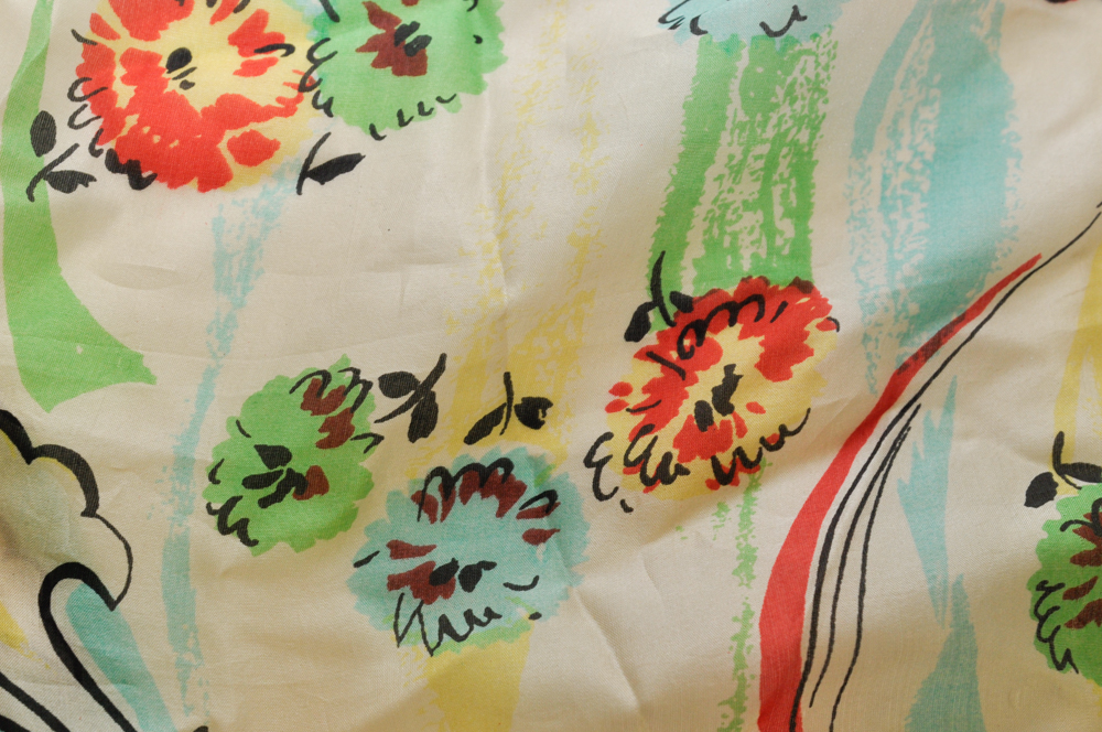 Pair of Colorful Silk Scarves