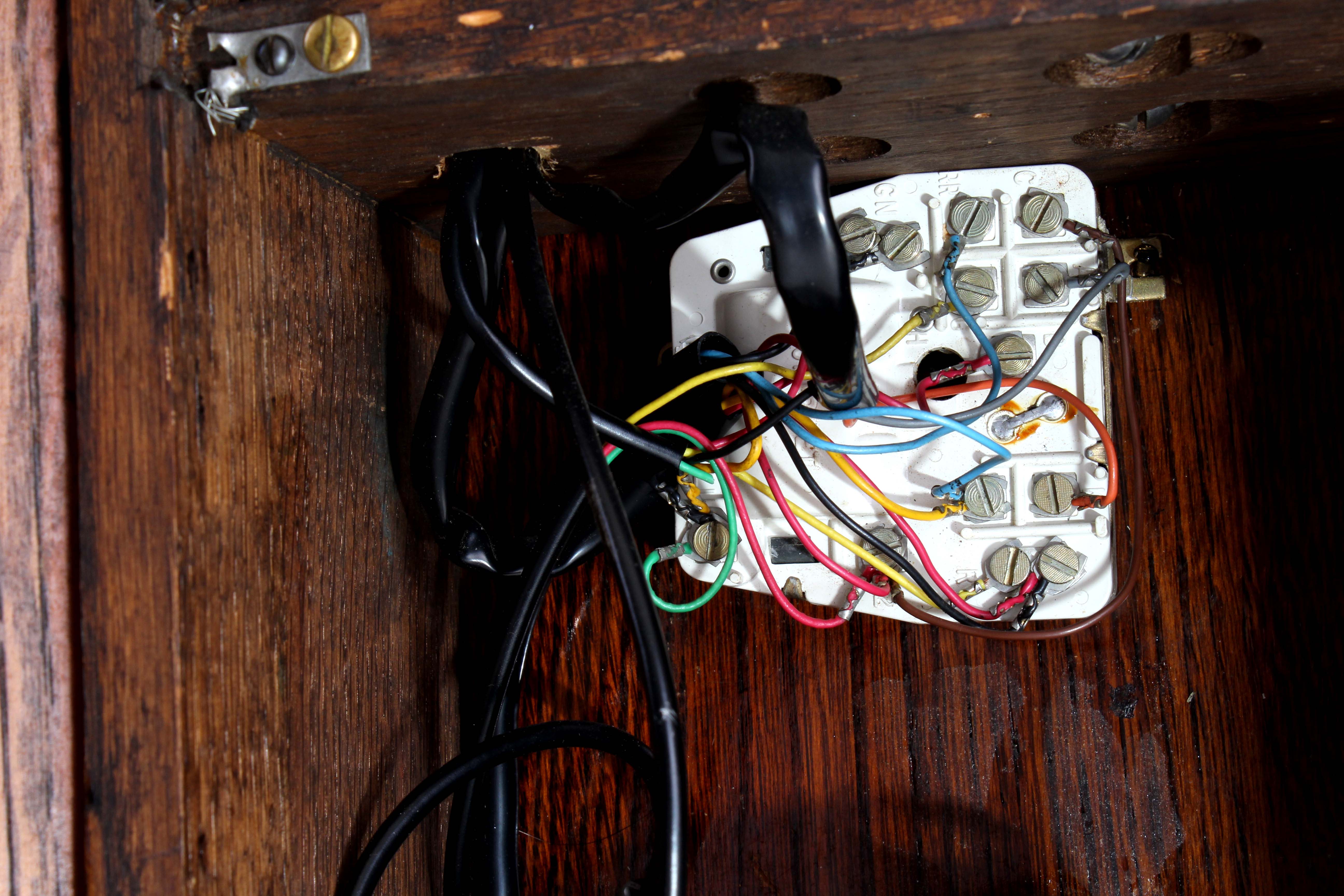 Antique Western Electric Wood Case Wall Telephone with Crank
