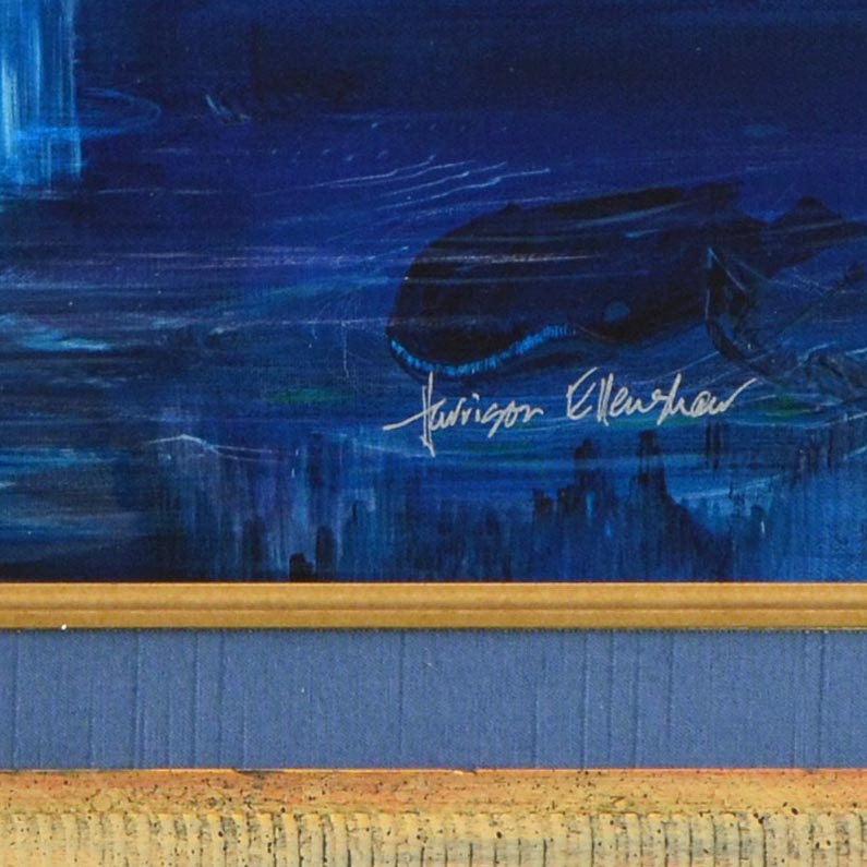 Peter & Harrison Ellenshaw "Blue Castle" Limited Edition Giclee on Canvas