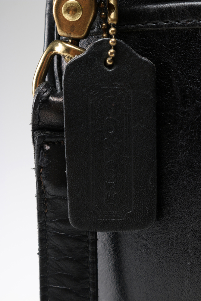 Vintage Black Coach Willis Handbag