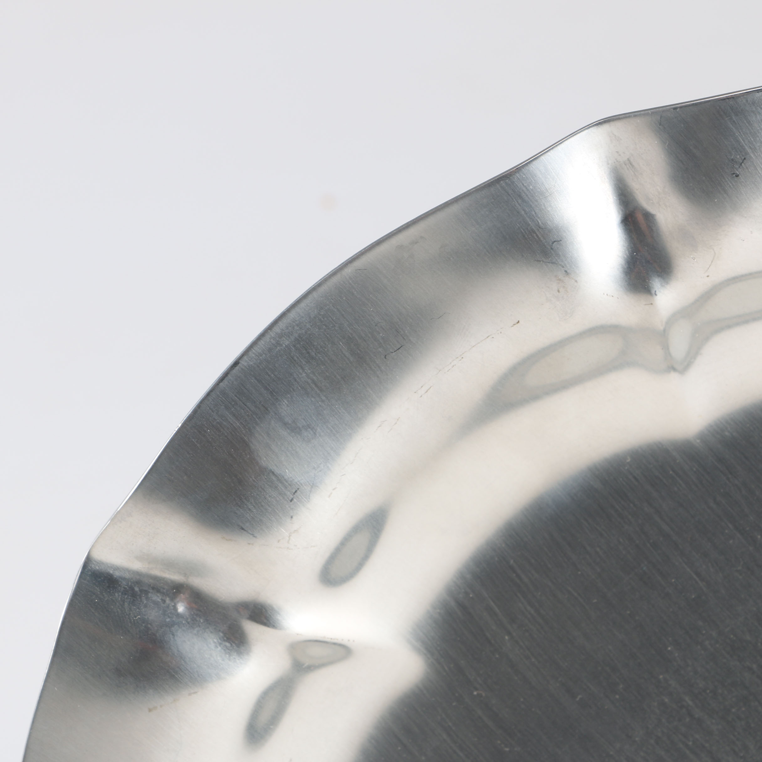 Vintage Set of Silverplate and Pewter Plates