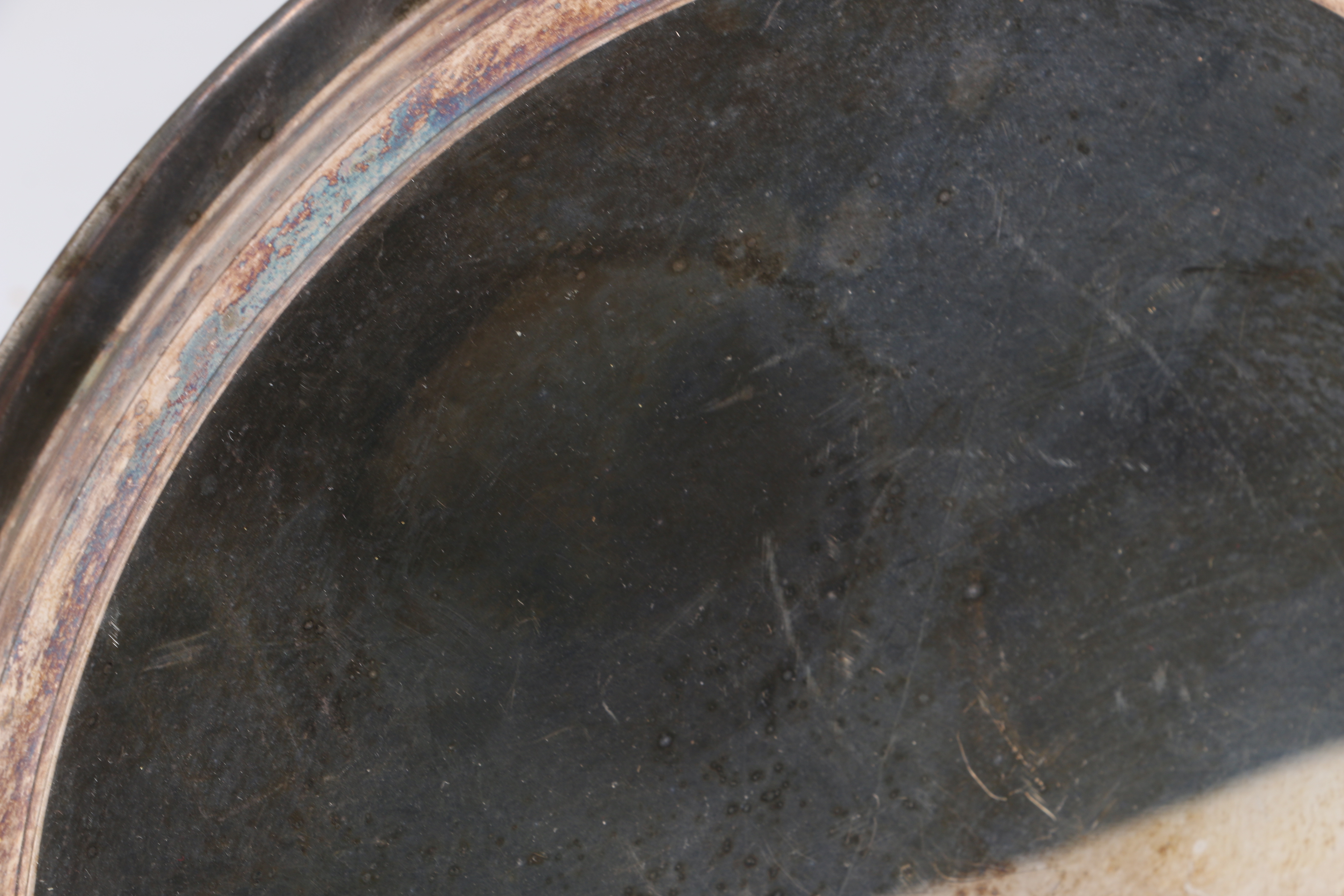 Vintage Set of Silverplate and Pewter Plates