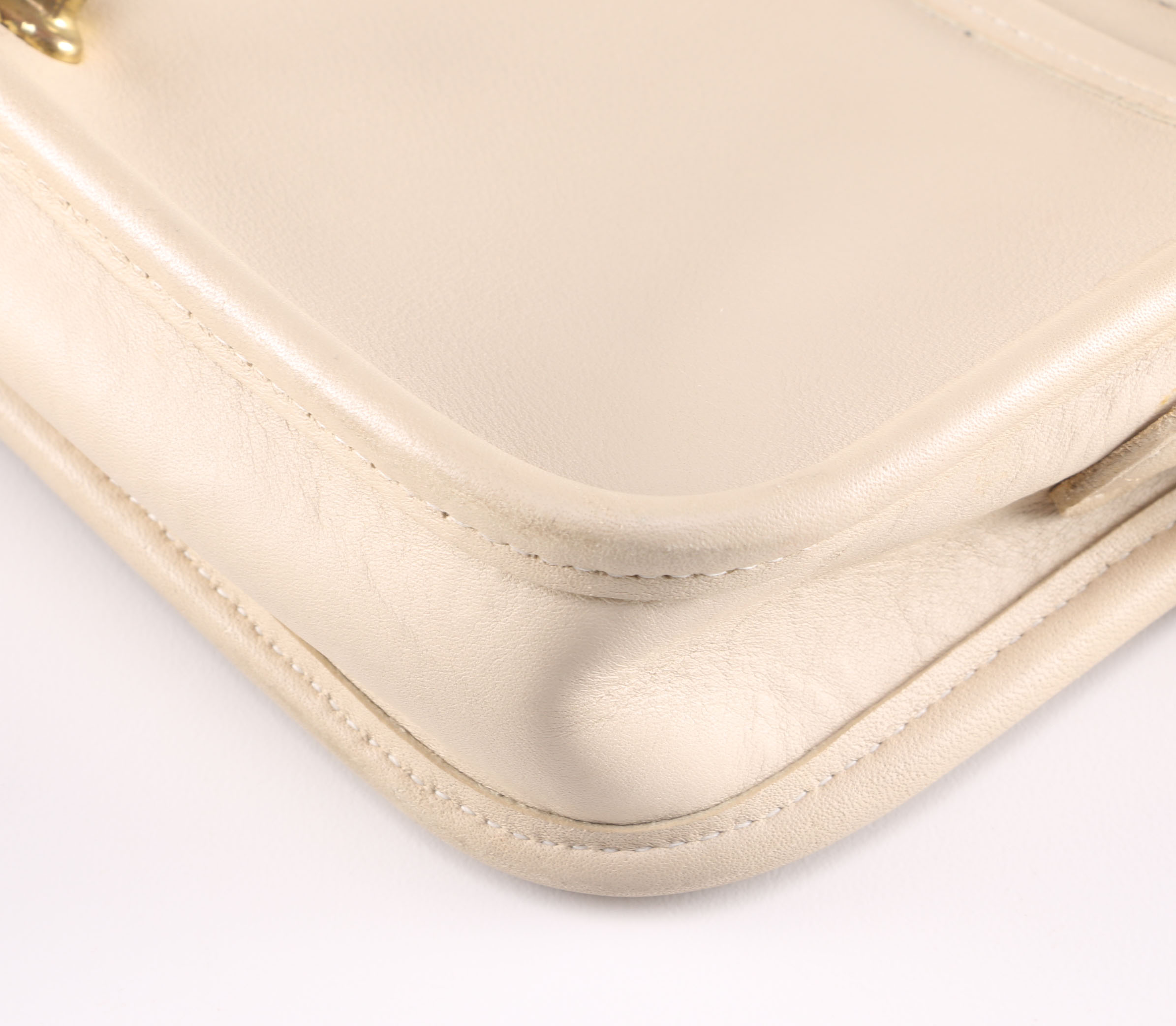 Vintage Cream Colored Coach Purse