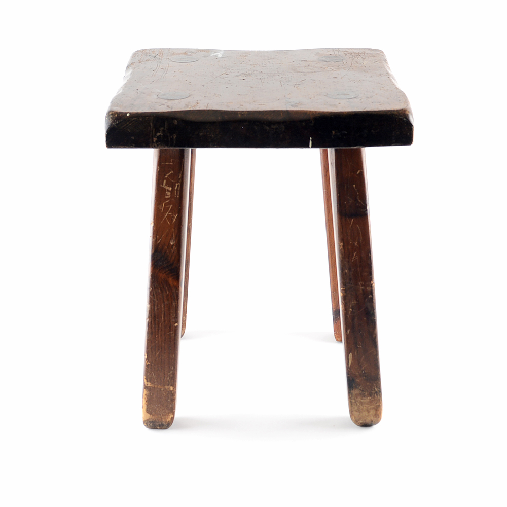 Primitive Pine Stool