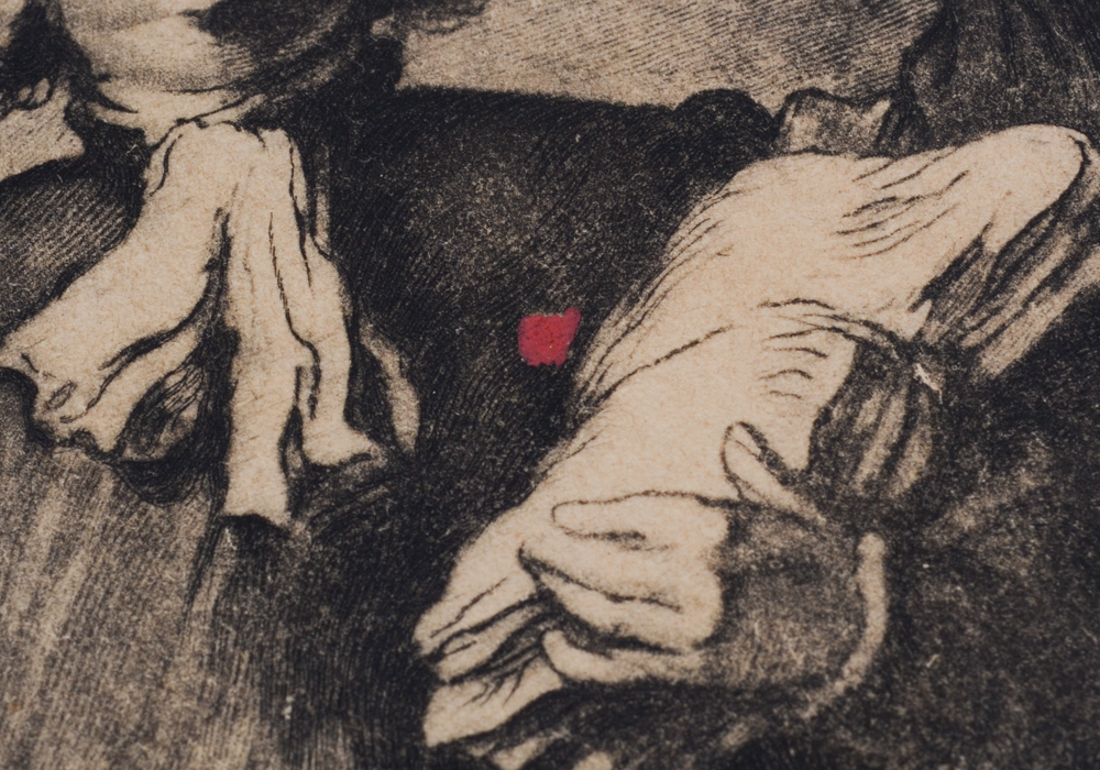 Honore Daumier "The Grand Staircase of the Palace of Justice" Offset Lithograph