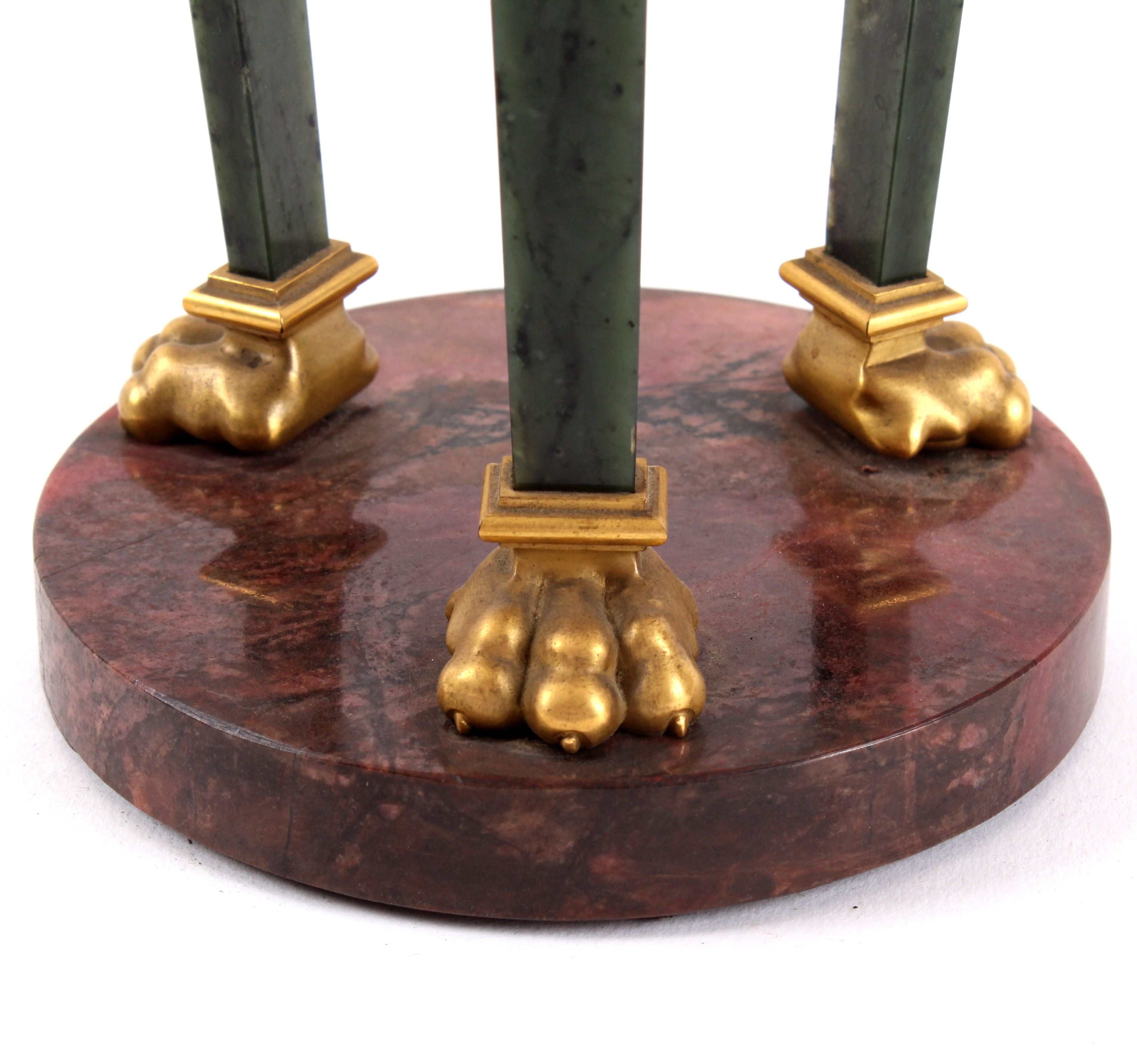 Antique Empire Marble and Gilt Bronze Urn