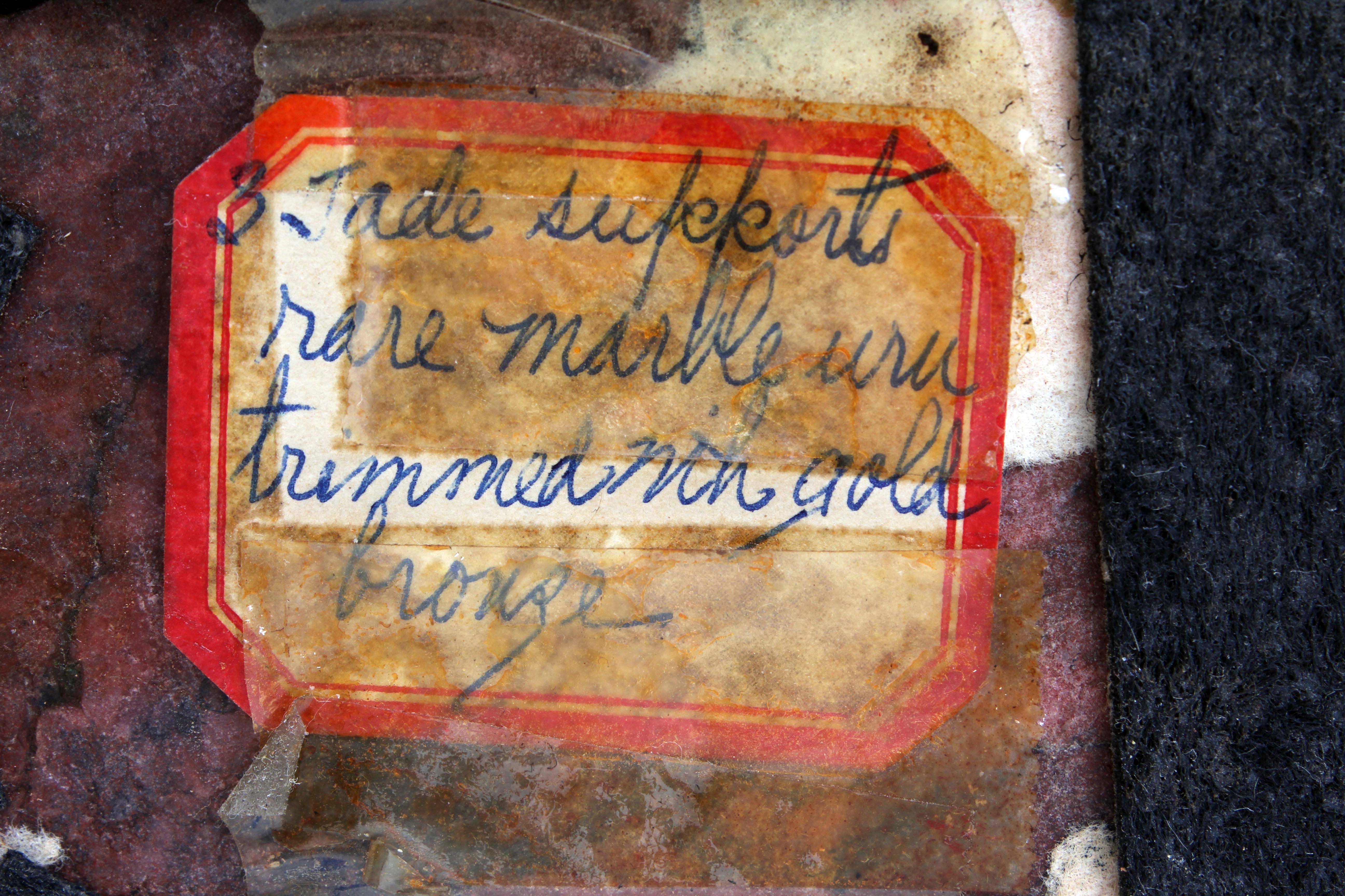 Antique Empire Marble and Gilt Bronze Urn