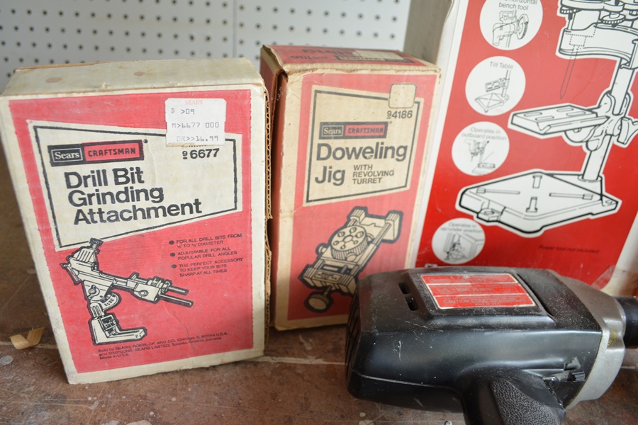 Sears Craftsman 1/2" Drill and Accessories