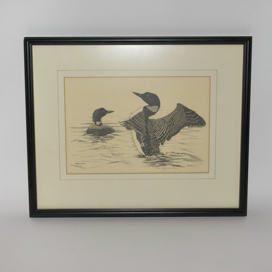 Framed and Signed Limited Edition Print by Suzanne Bonin