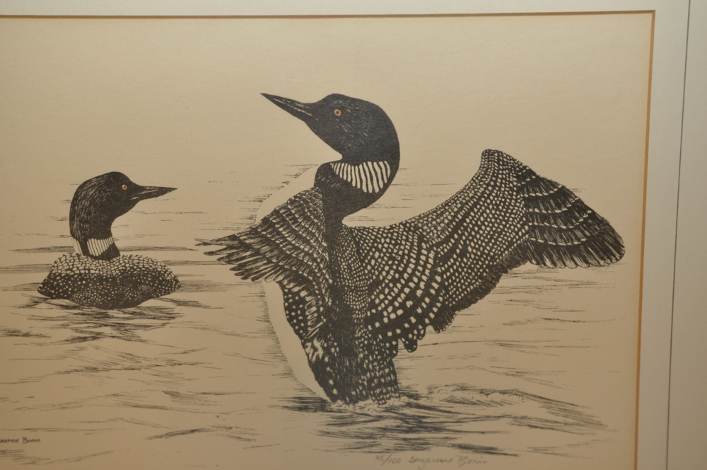 Framed and Signed Limited Edition Print by Suzanne Bonin