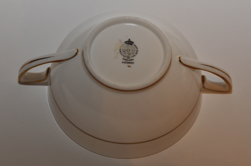 Collection of Royal Worcester "Viceroy Gold" Fine Bone China