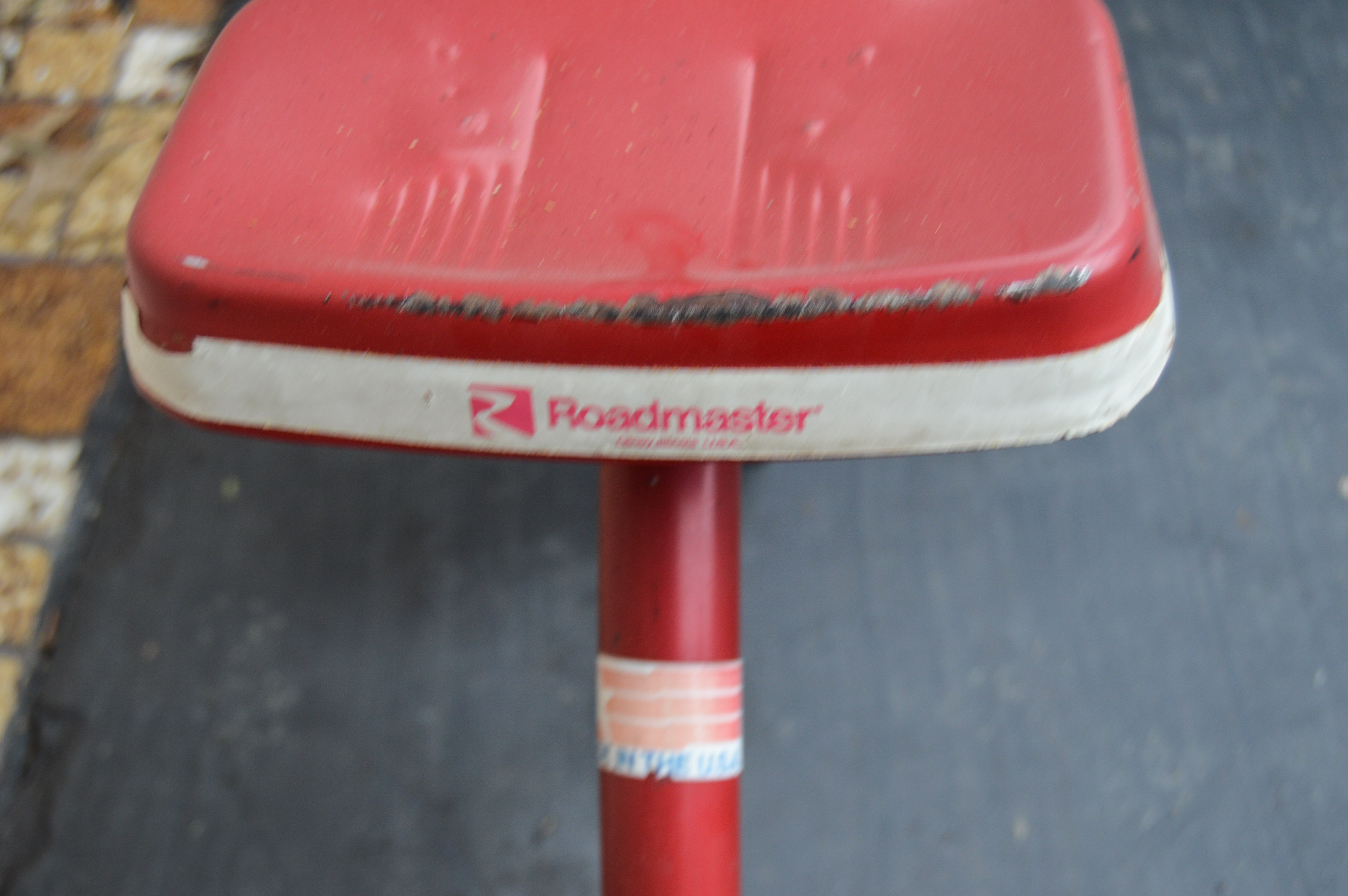 Vintage Radio Flyer Wagon, Flexible Flyer Model 51J Sled, Roadmaster Tricycle and Red Bouncy Horse
