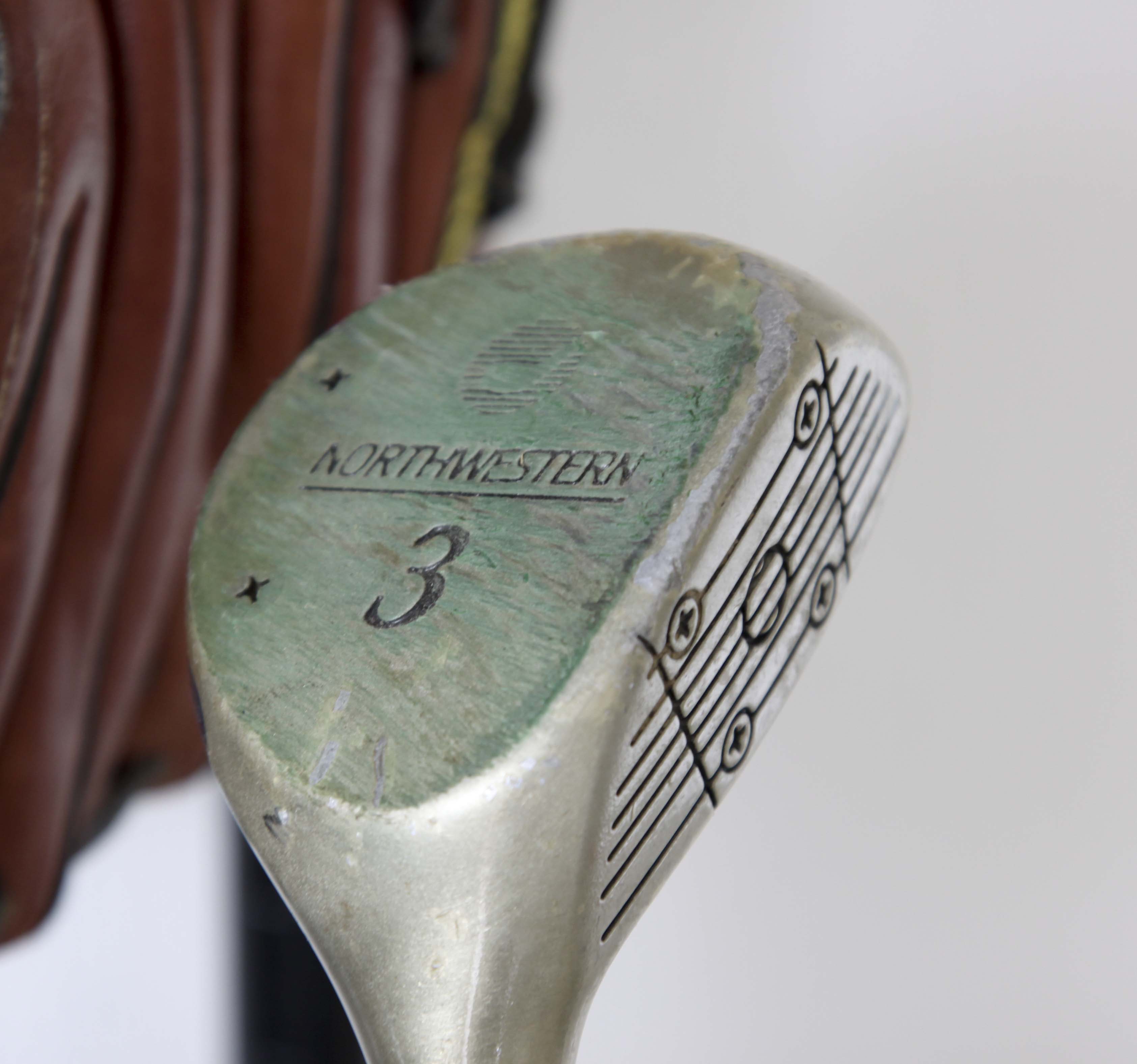 Golf Clubs and Sporting Goods with Storage Rack