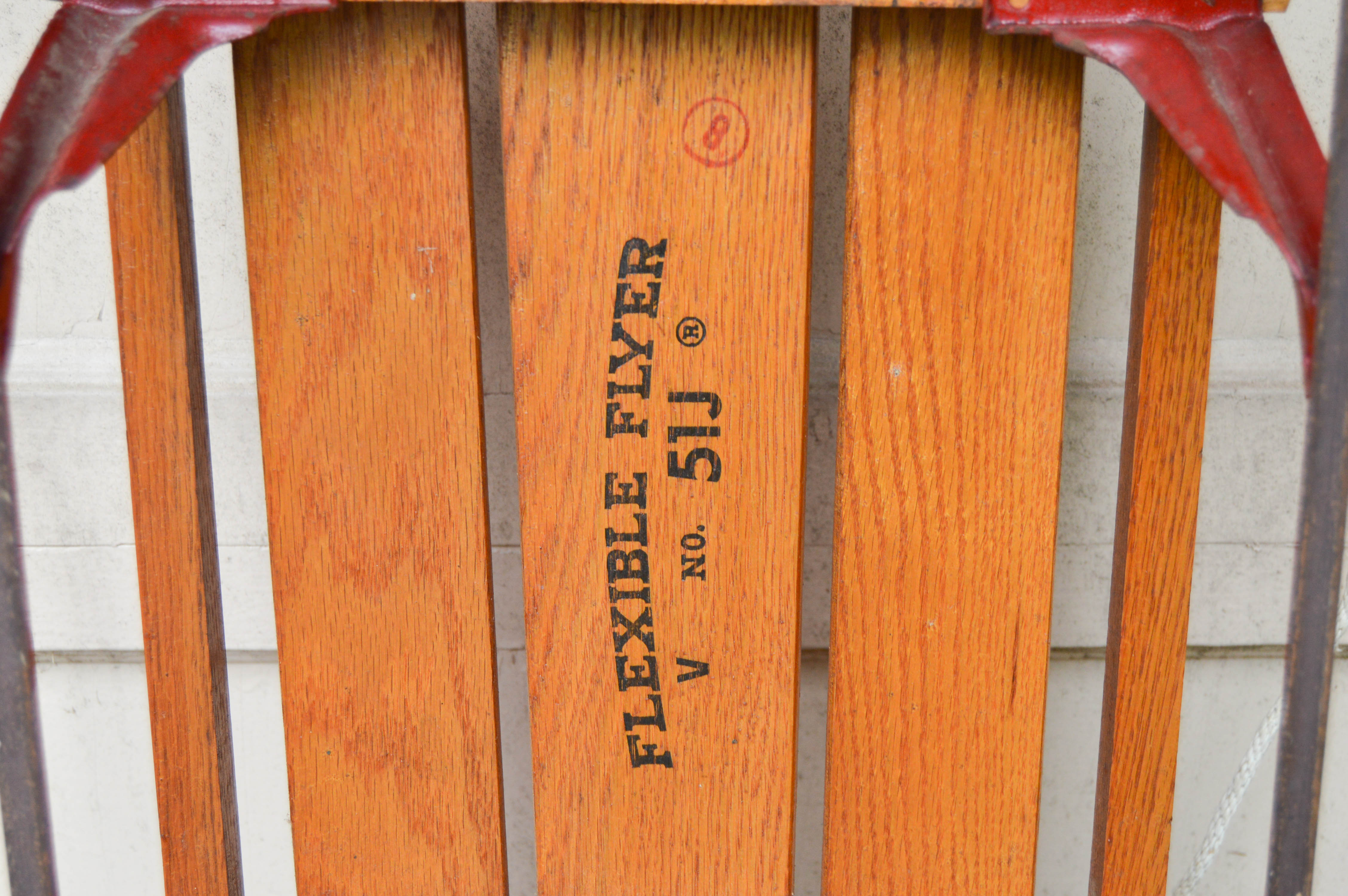 Vintage Radio Flyer Wagon, Flexible Flyer Model 51J Sled, Roadmaster Tricycle and Red Bouncy Horse