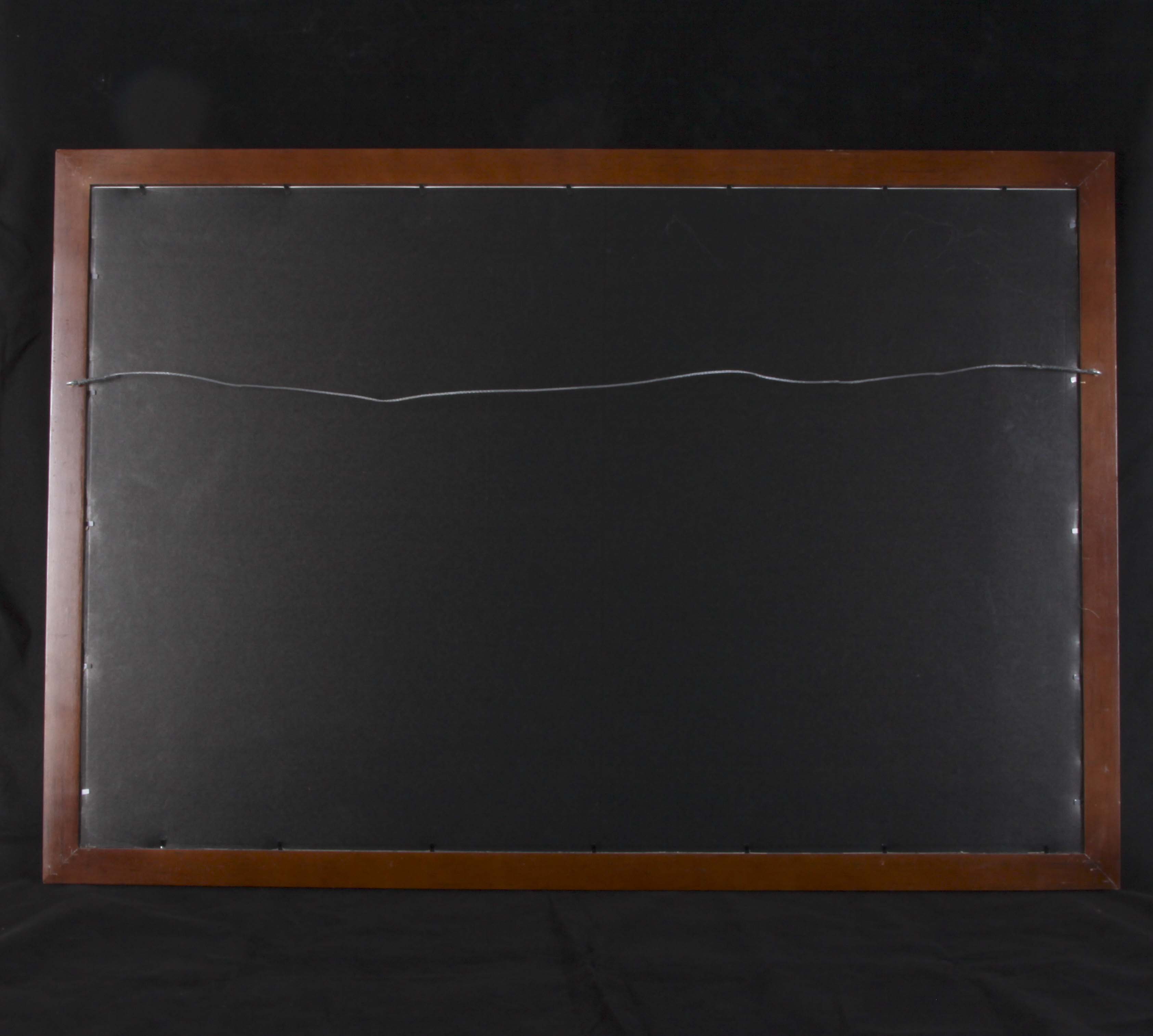 Framed Poster Print of an Antique Style Map