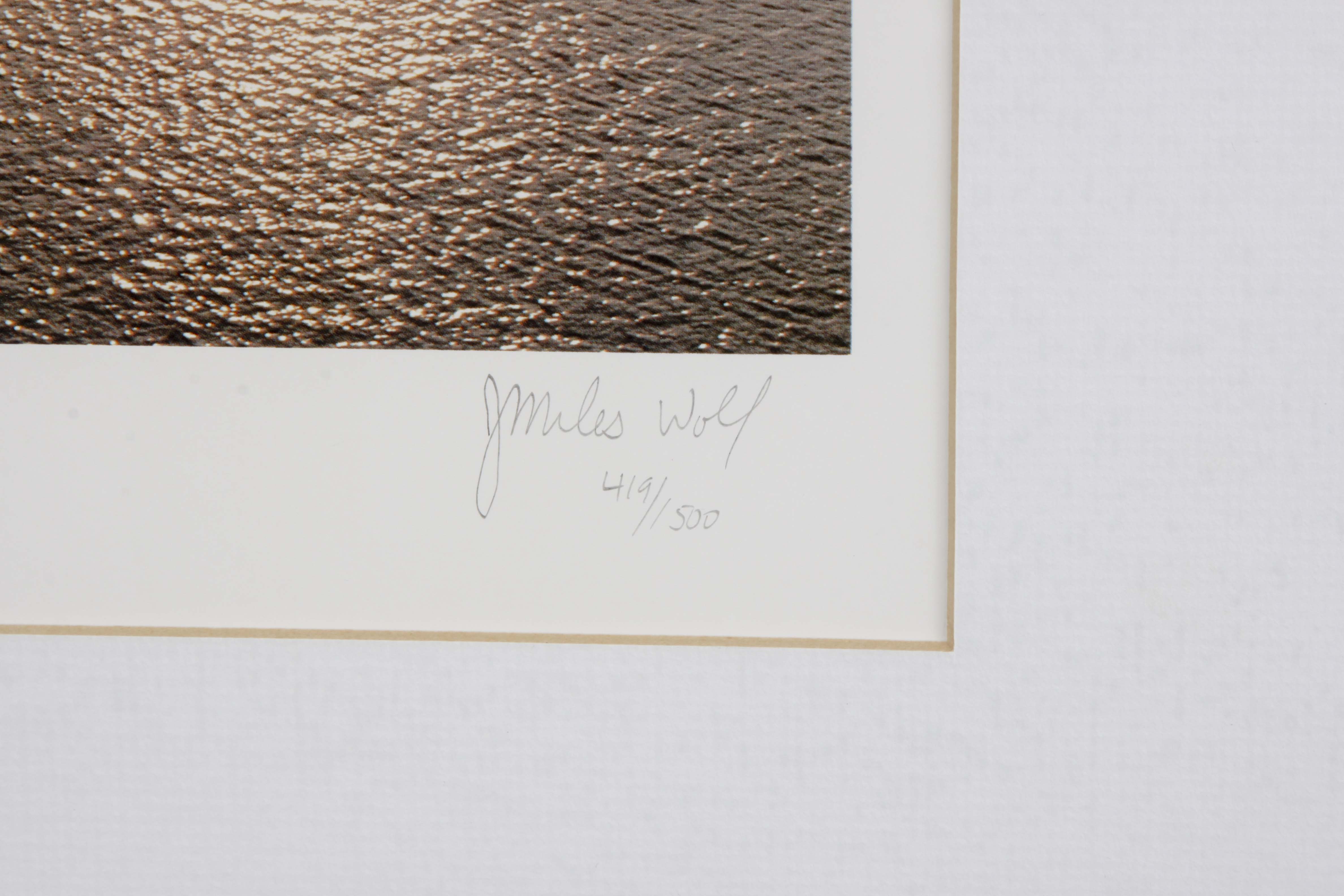 Signed and Numbered J. Miles Wolf "Serpentine Wall" Litho Print