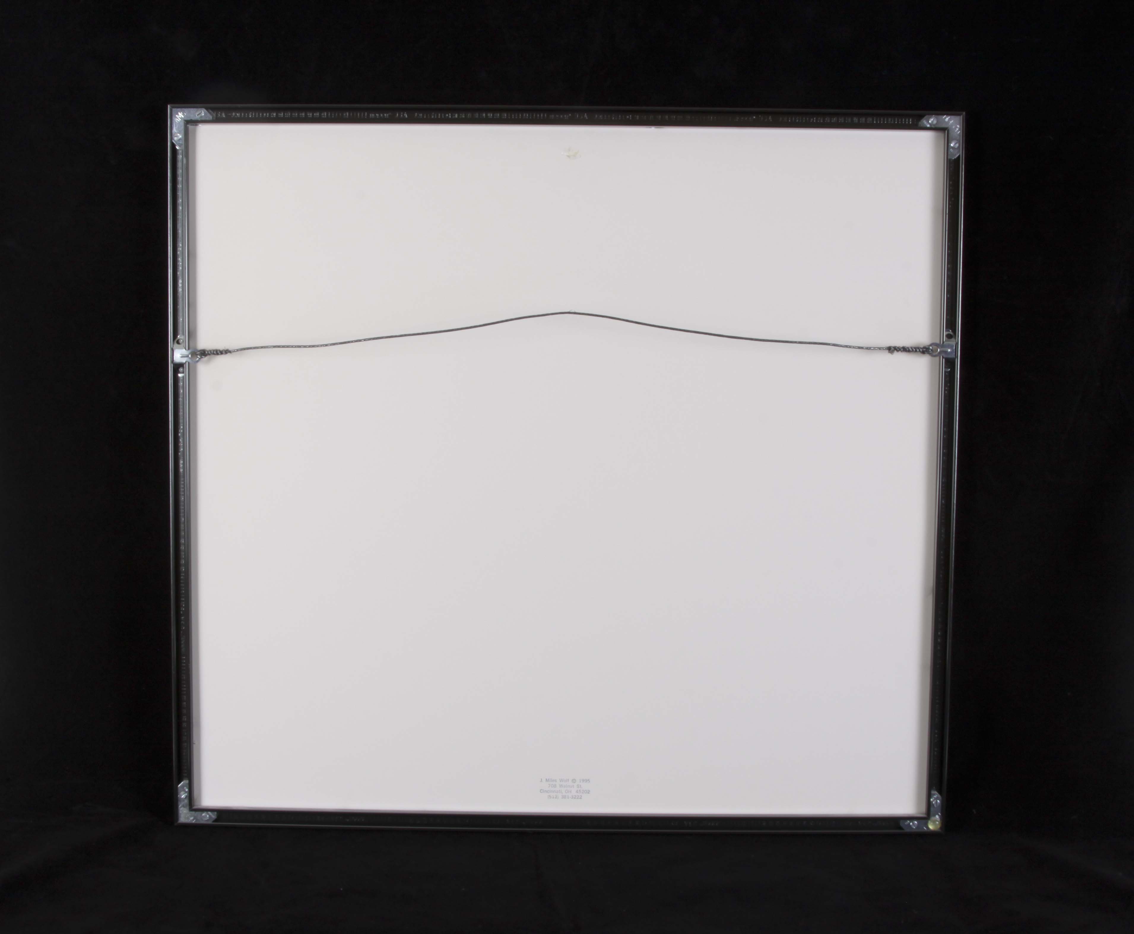 Signed and Numbered J. Miles Wolf "Serpentine Wall" Litho Print