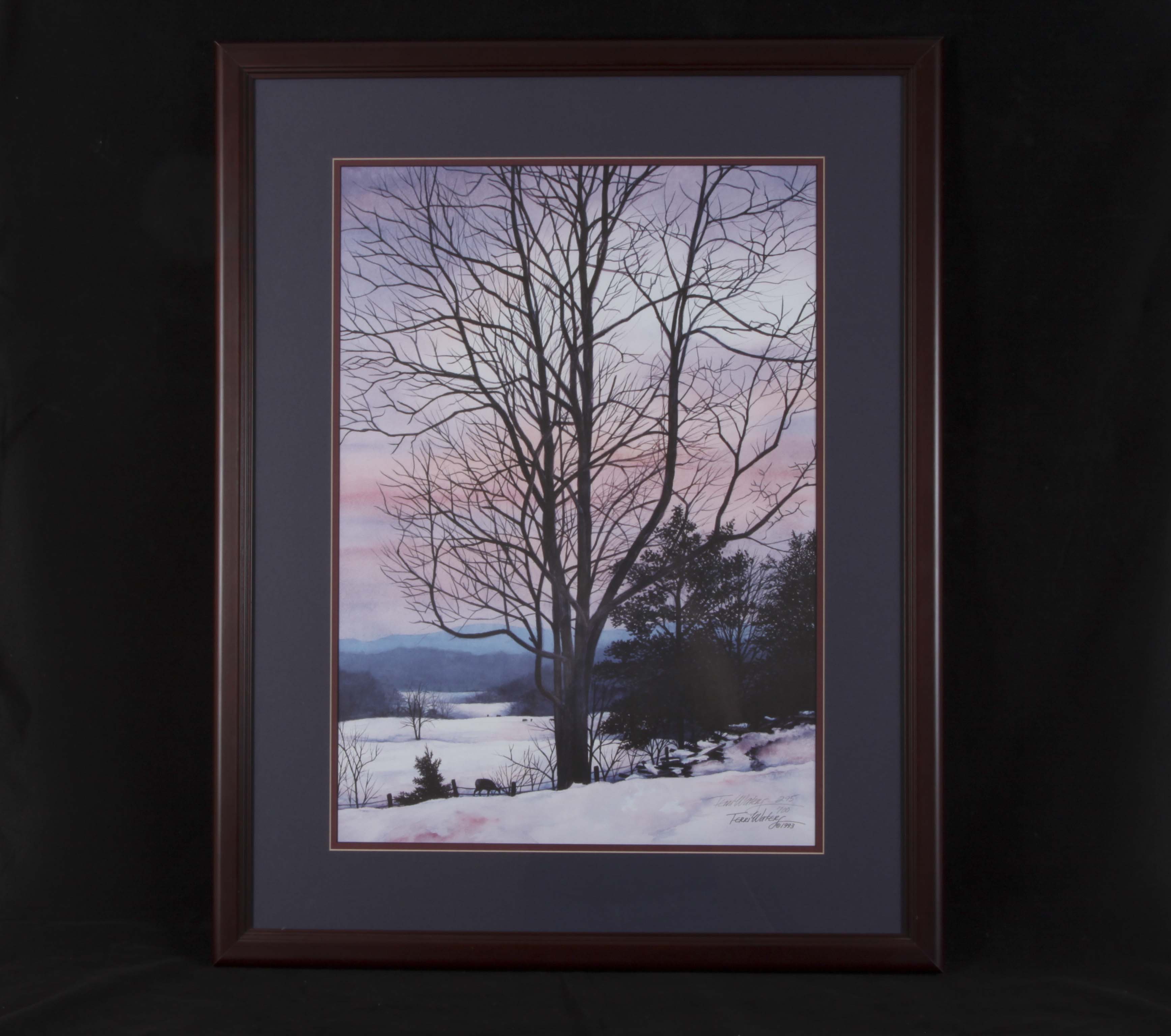 Terri Waters Signed/Numbered 1993 Offset Lithograph