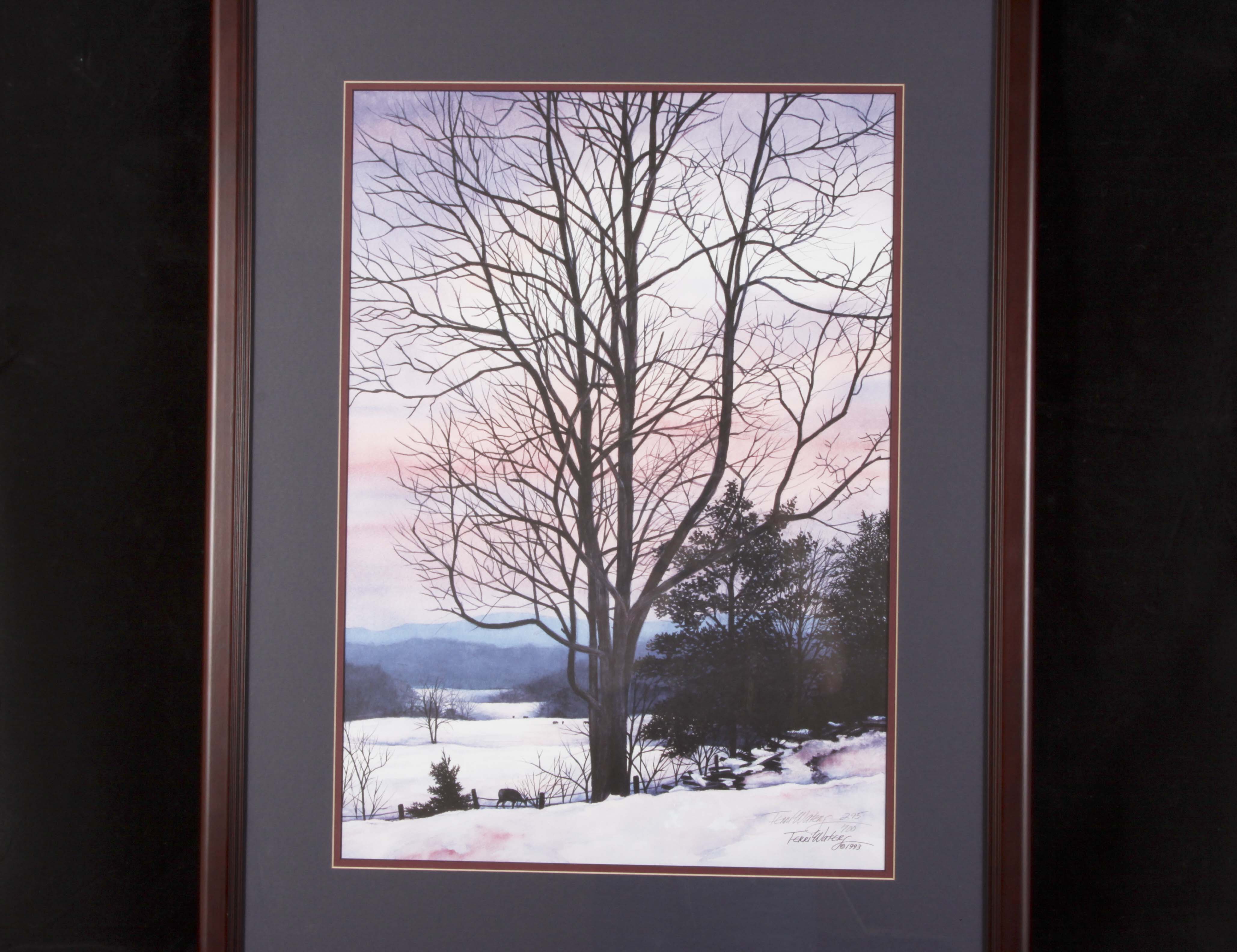 Terri Waters Signed/Numbered 1993 Offset Lithograph