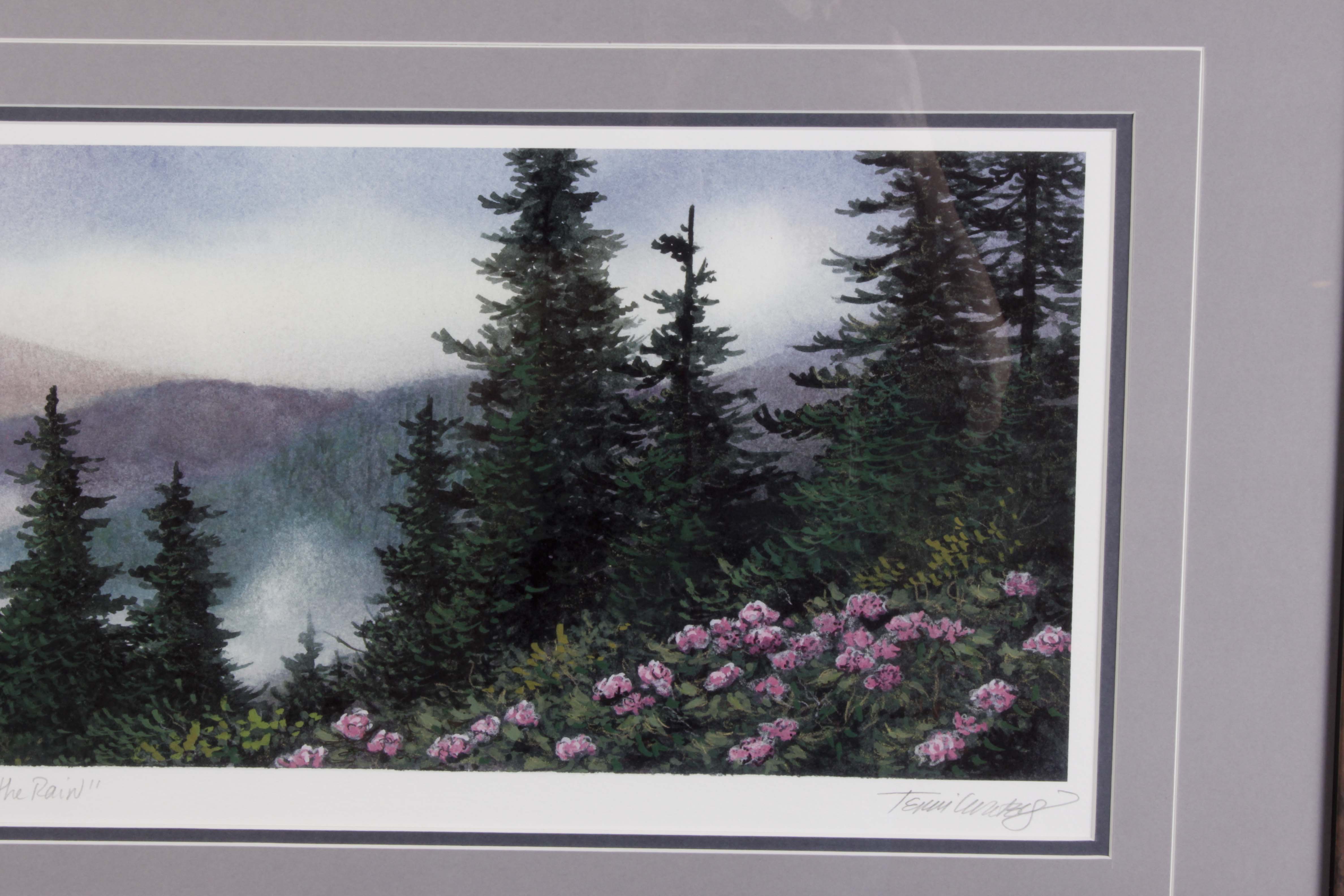 Terri Waters Signed/Numbered "After The Rain" Offset Lithograph
