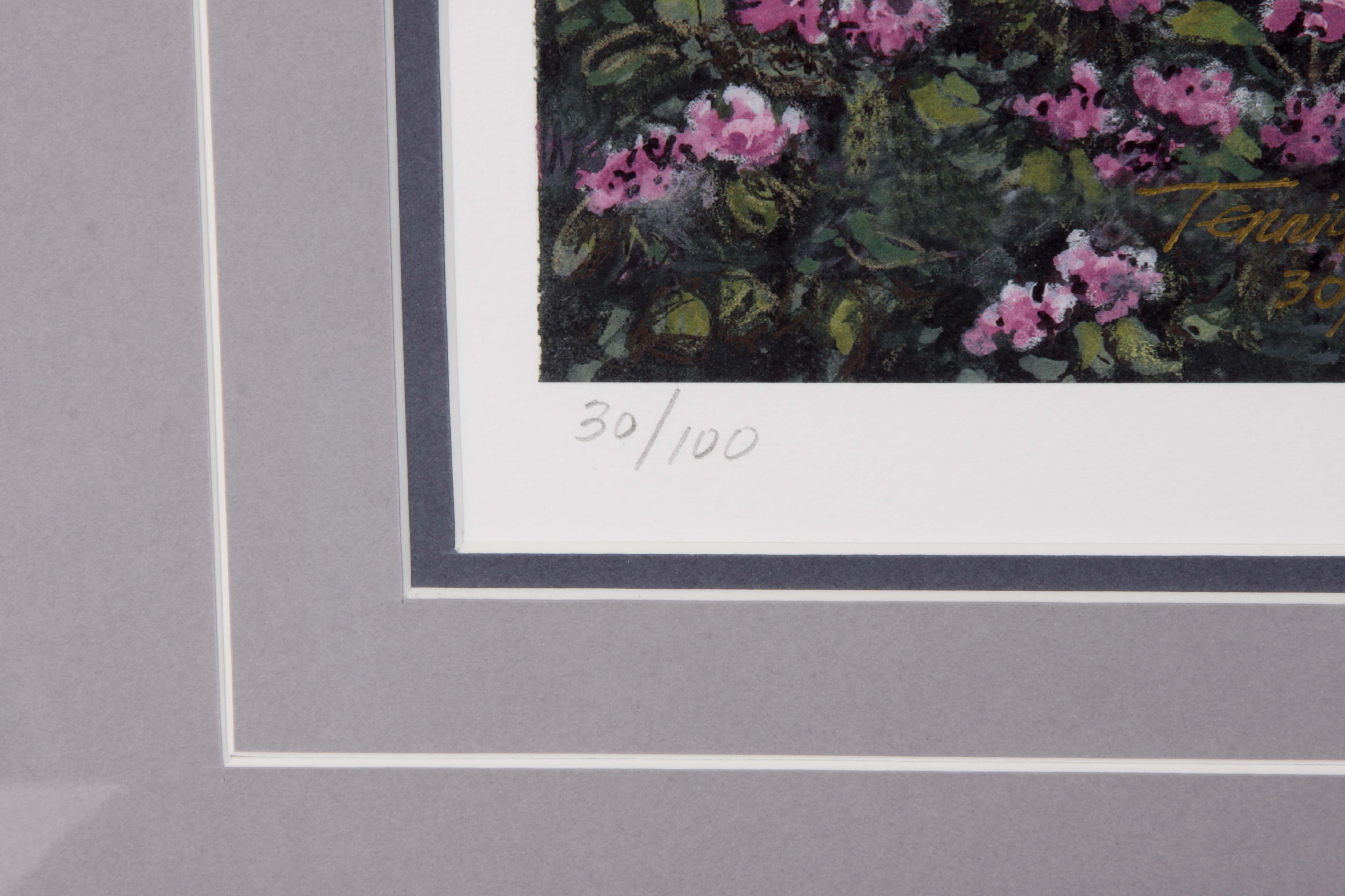 Terri Waters Signed/Numbered "After The Rain" Offset Lithograph