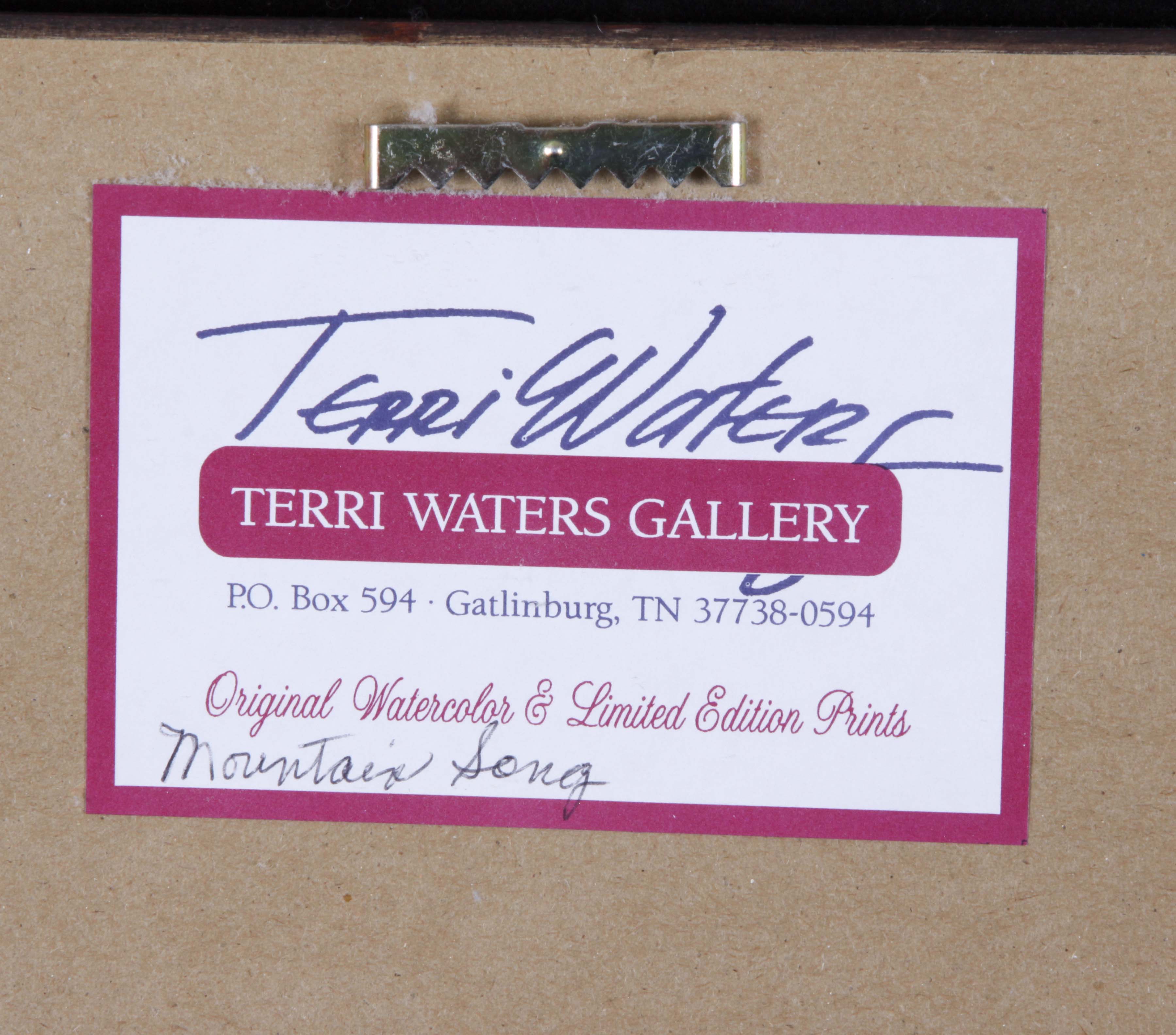 Pair of Framed Terri Waters Prints