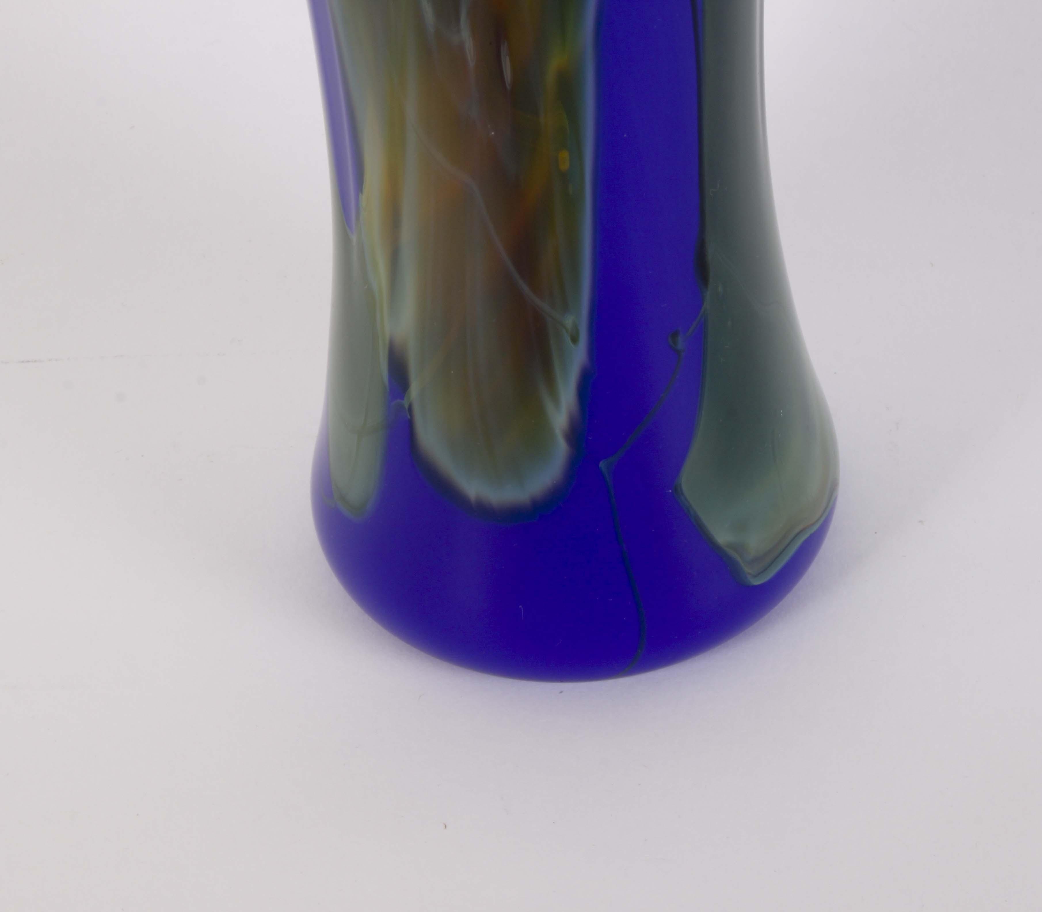 Large Contemporary Art Glass Vase