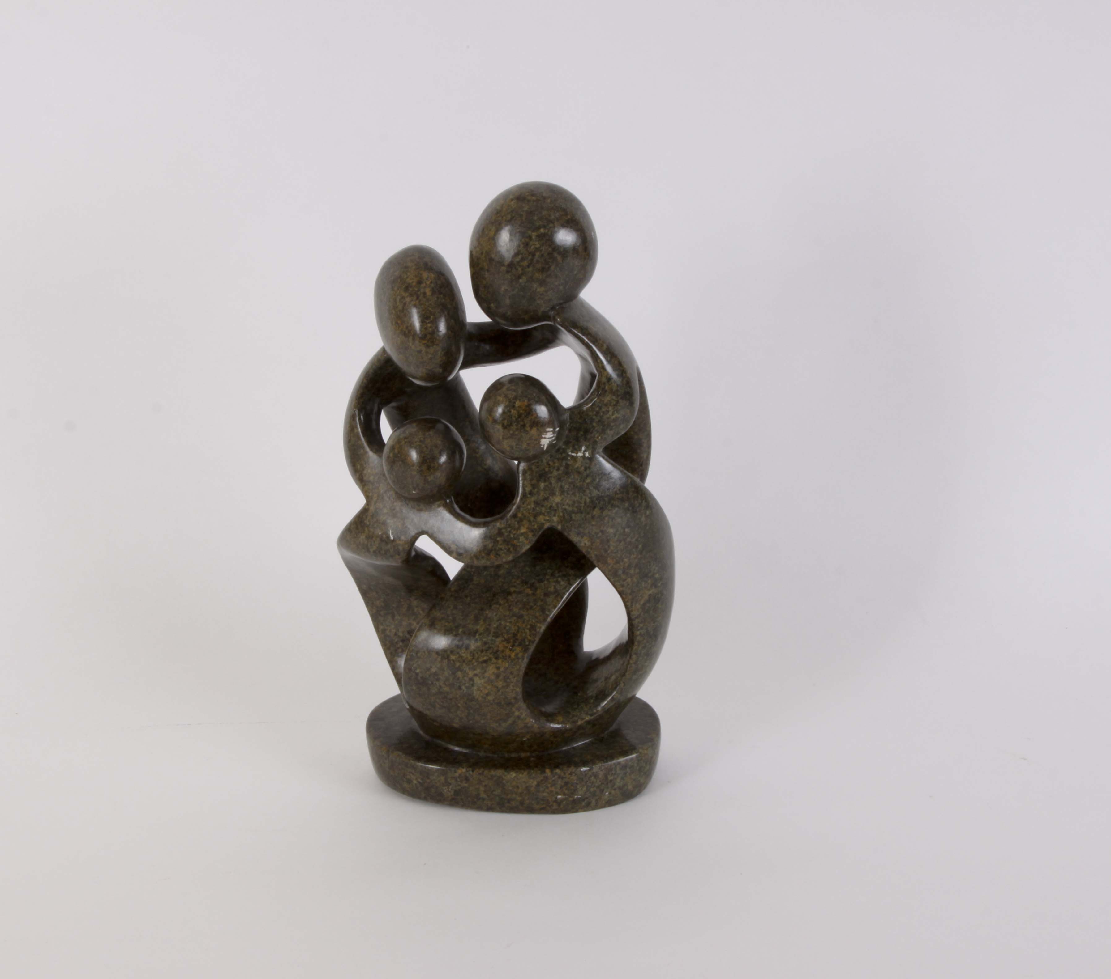 African 'Family of Four' Shona Sculpture