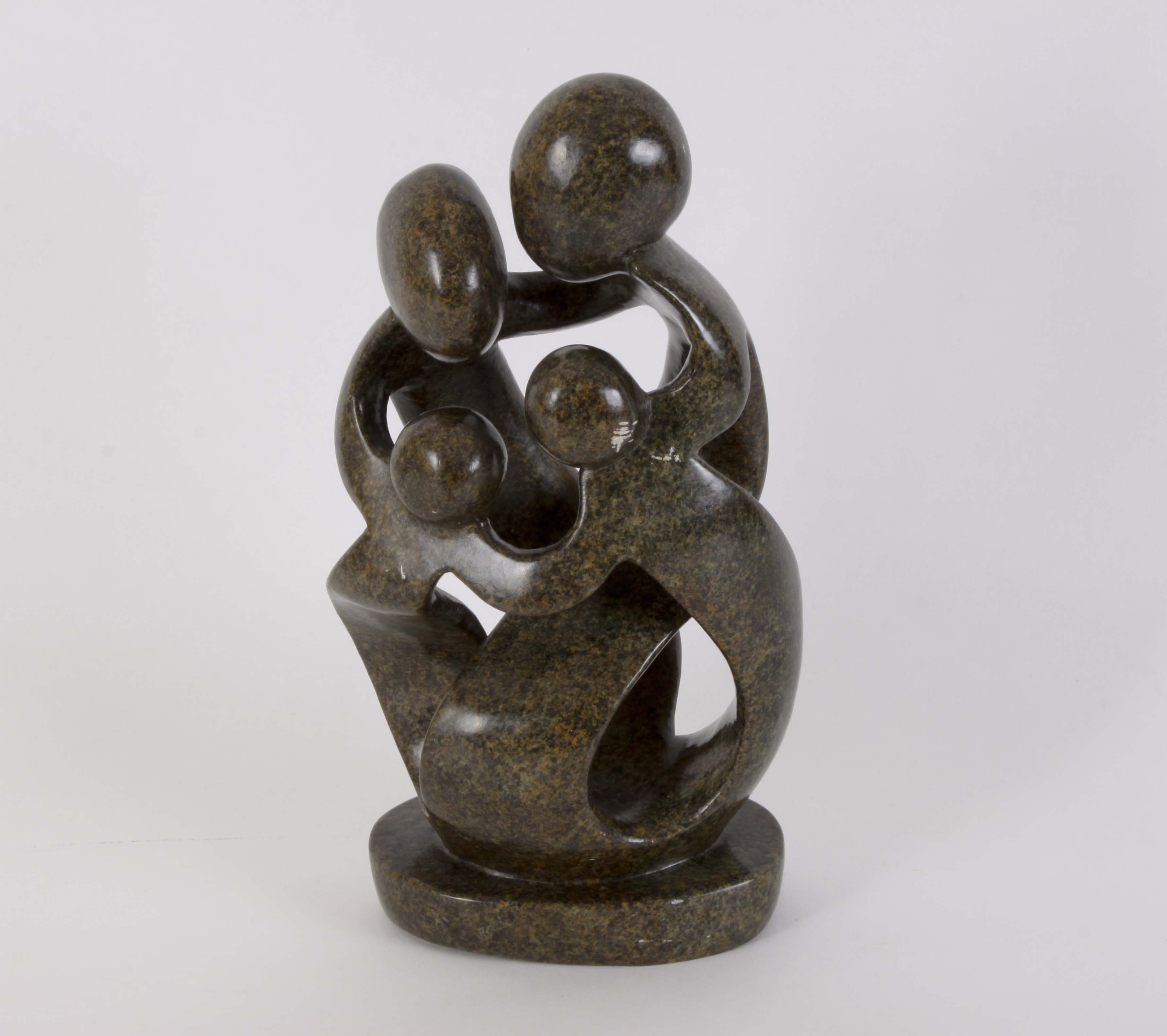 African 'Family of Four' Shona Sculpture