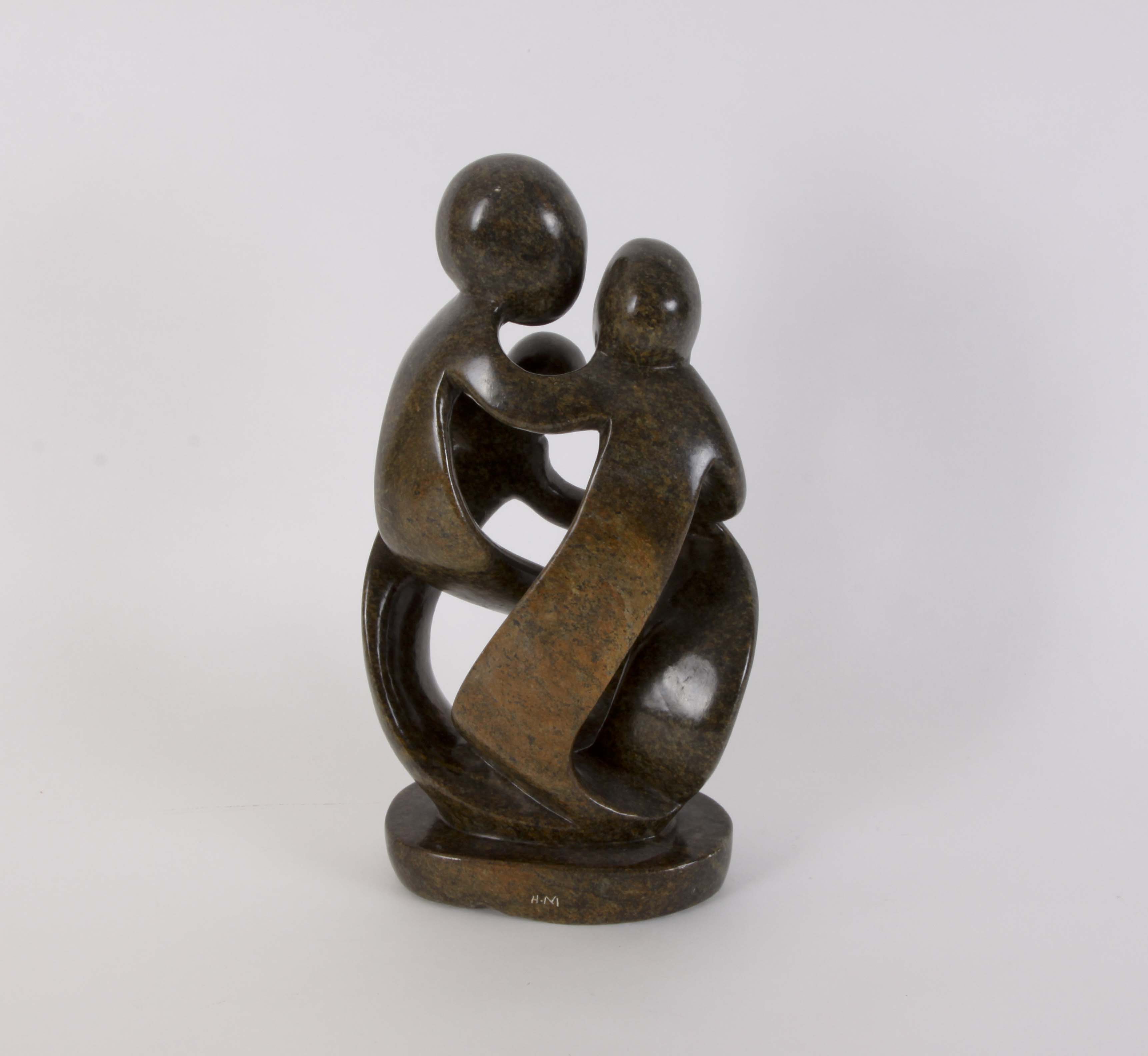 African 'Family of Four' Shona Sculpture