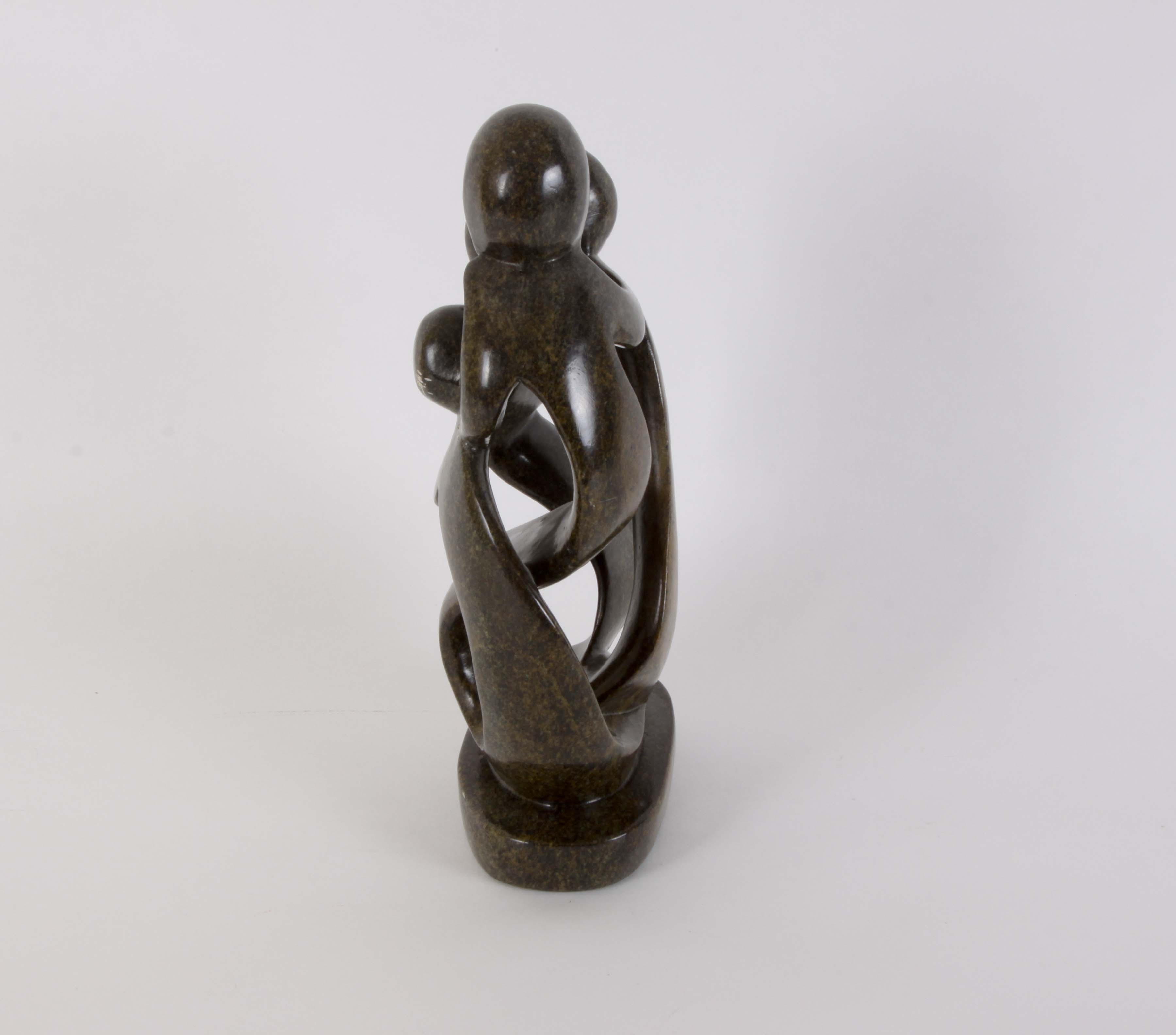 African 'Family of Four' Shona Sculpture
