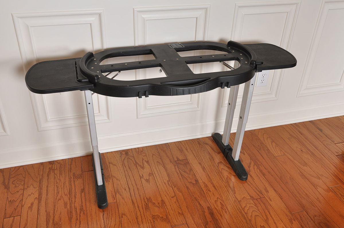 Coleman "Road Trip" Propane Grill with Folding Stand and Wheeled Carrying Case