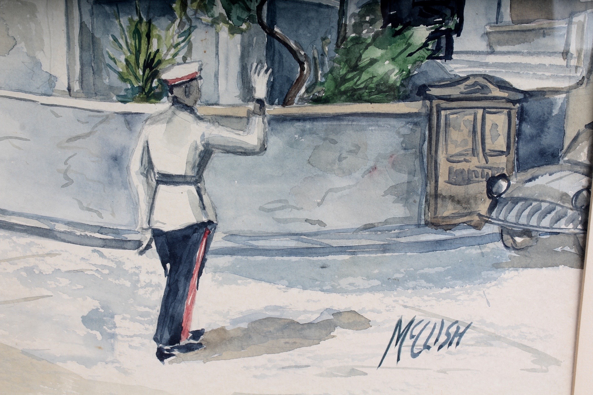 Jerry McClish Watercolor Painting