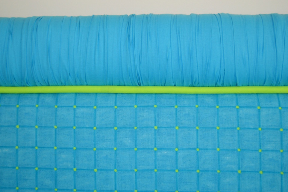 Twin Size Bed, Bedding Ensemble and Chair