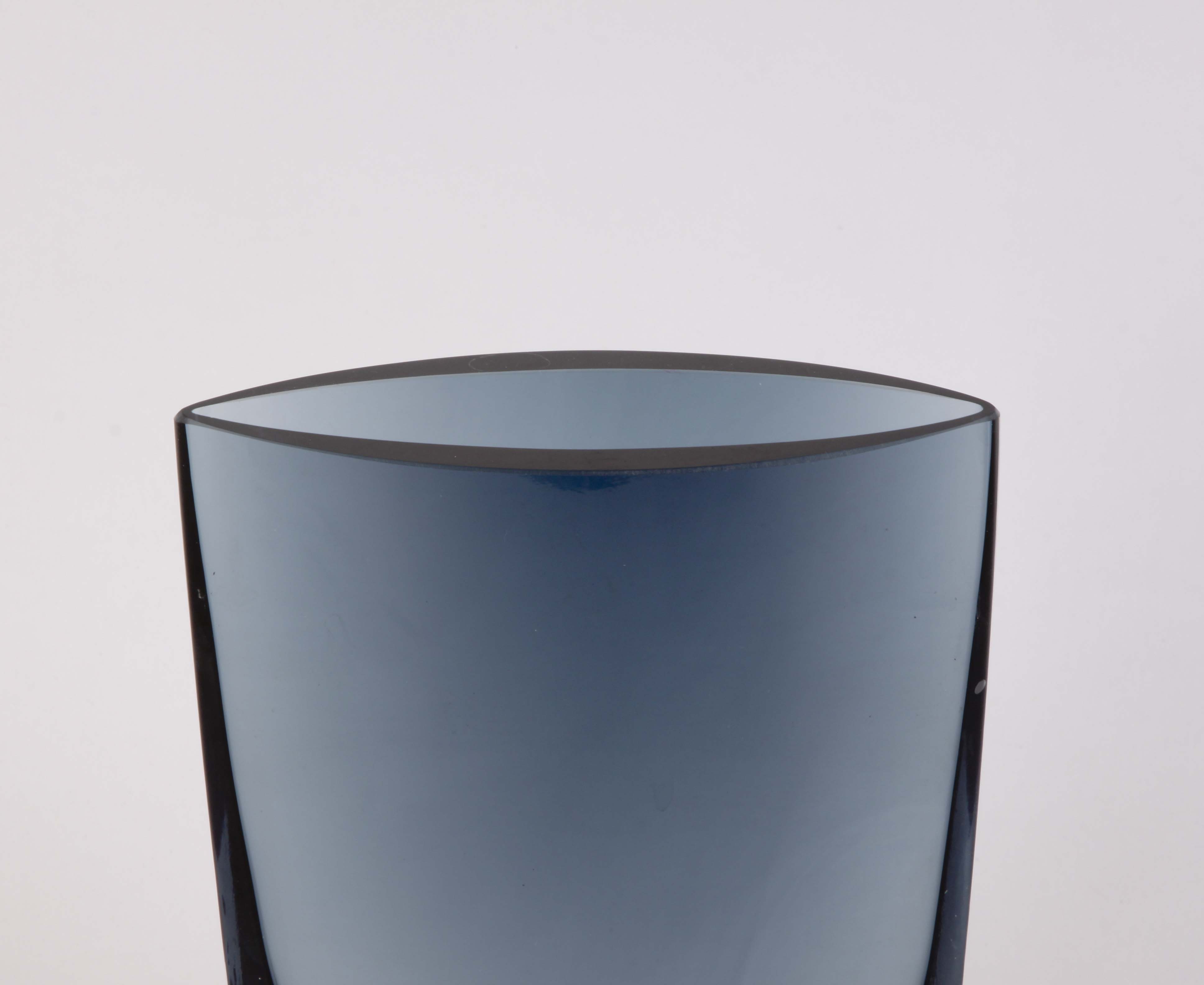 Contemporary Cased Glass Vase