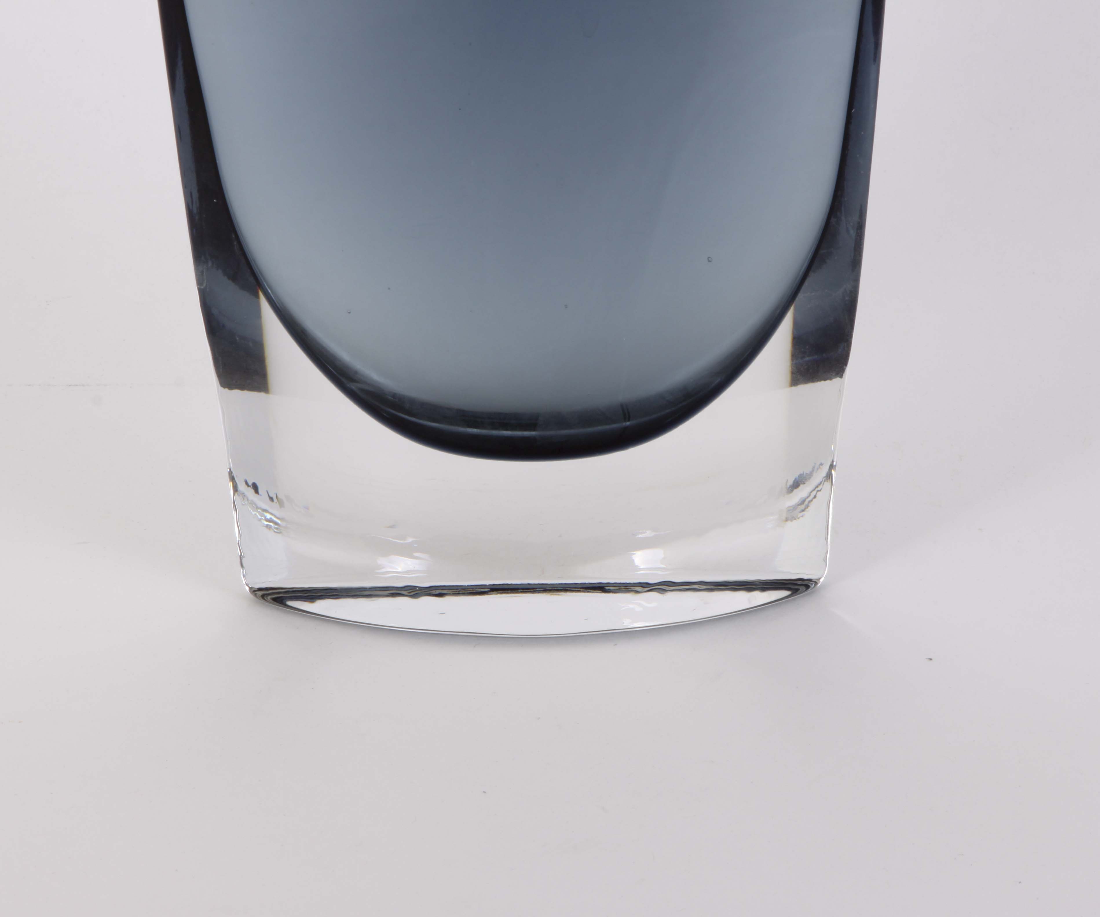 Contemporary Cased Glass Vase