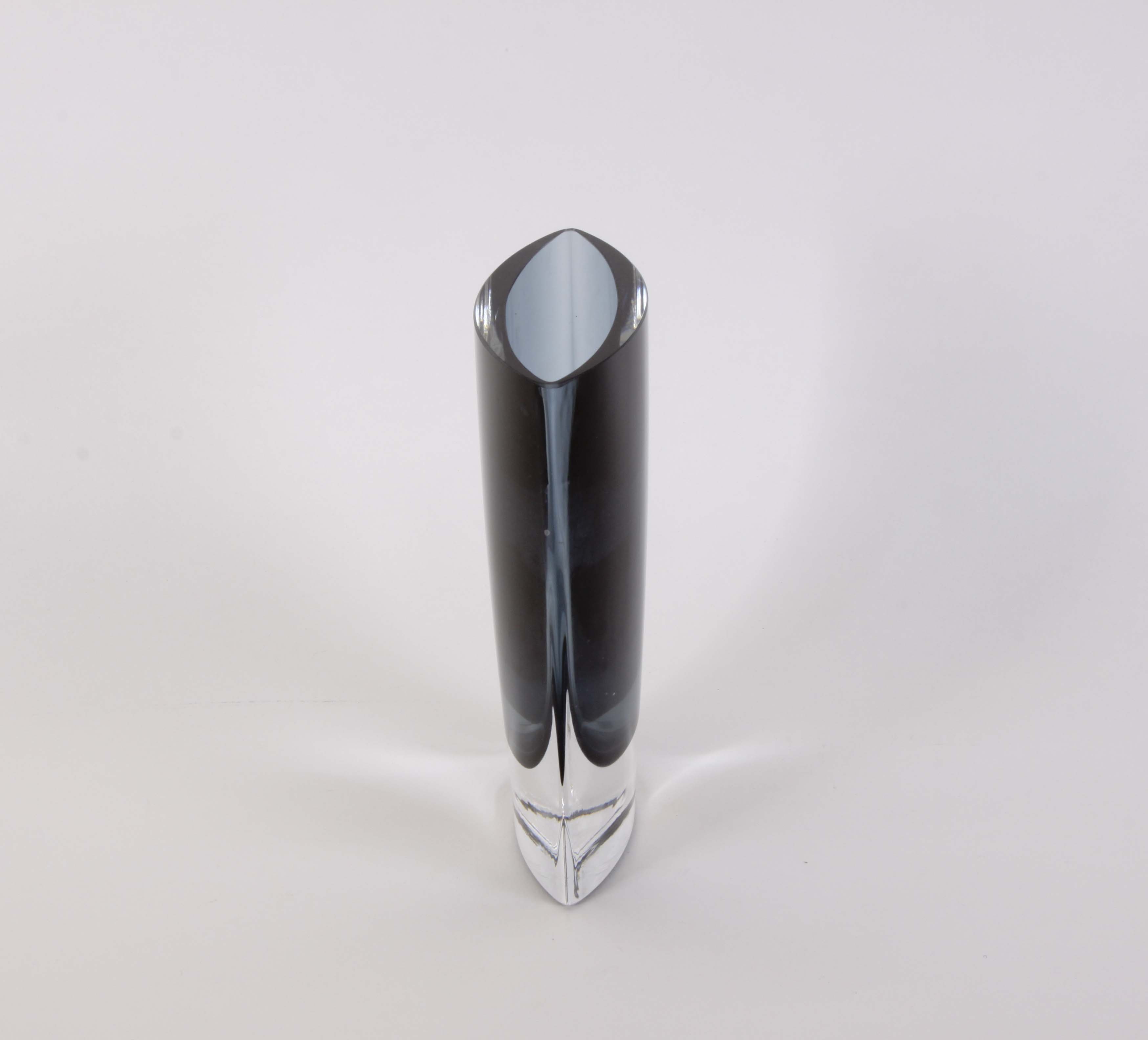 Contemporary Cased Glass Vase