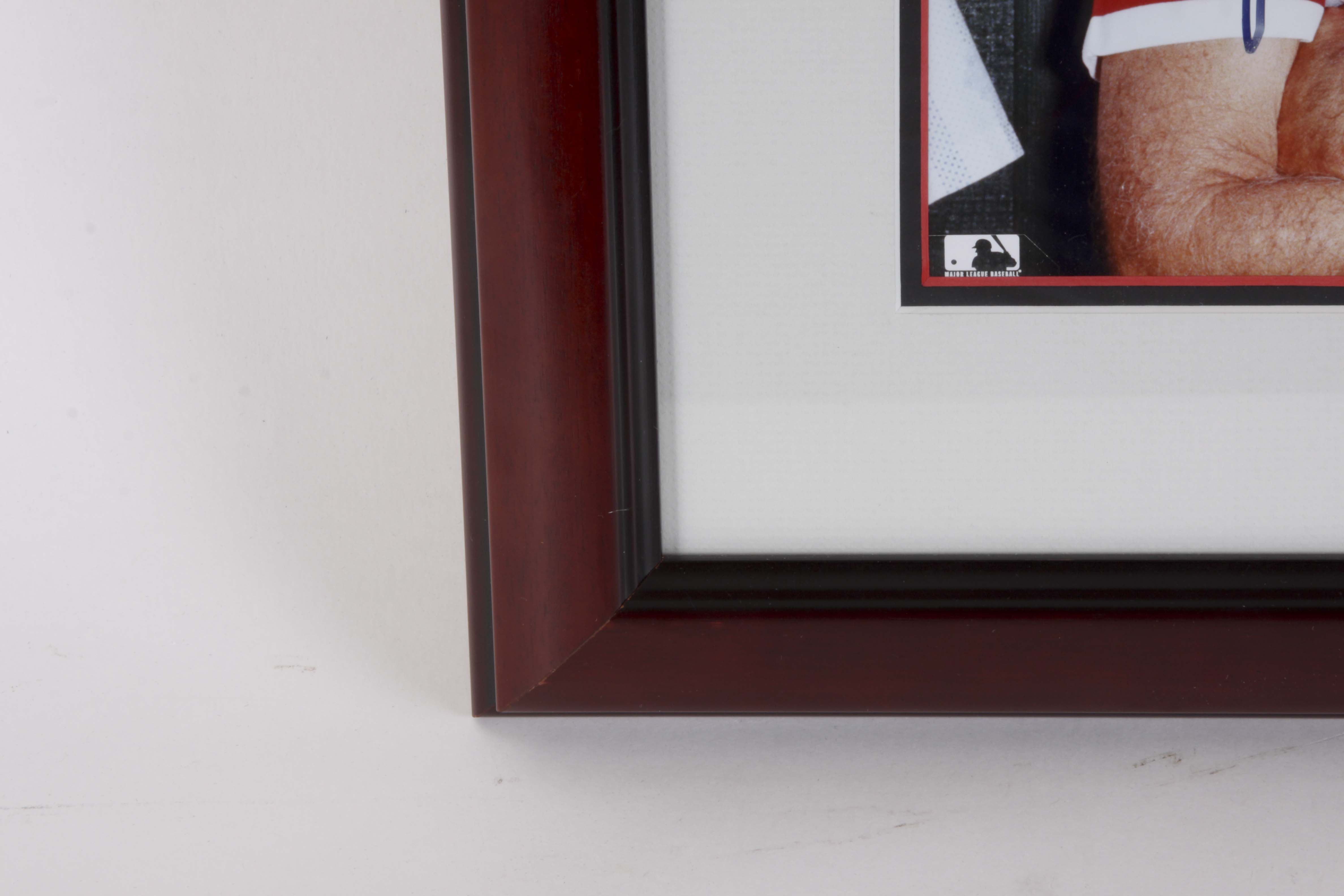 Sparky Anderson Signed Photograph with COA and 'Classic Moments' Lithograph