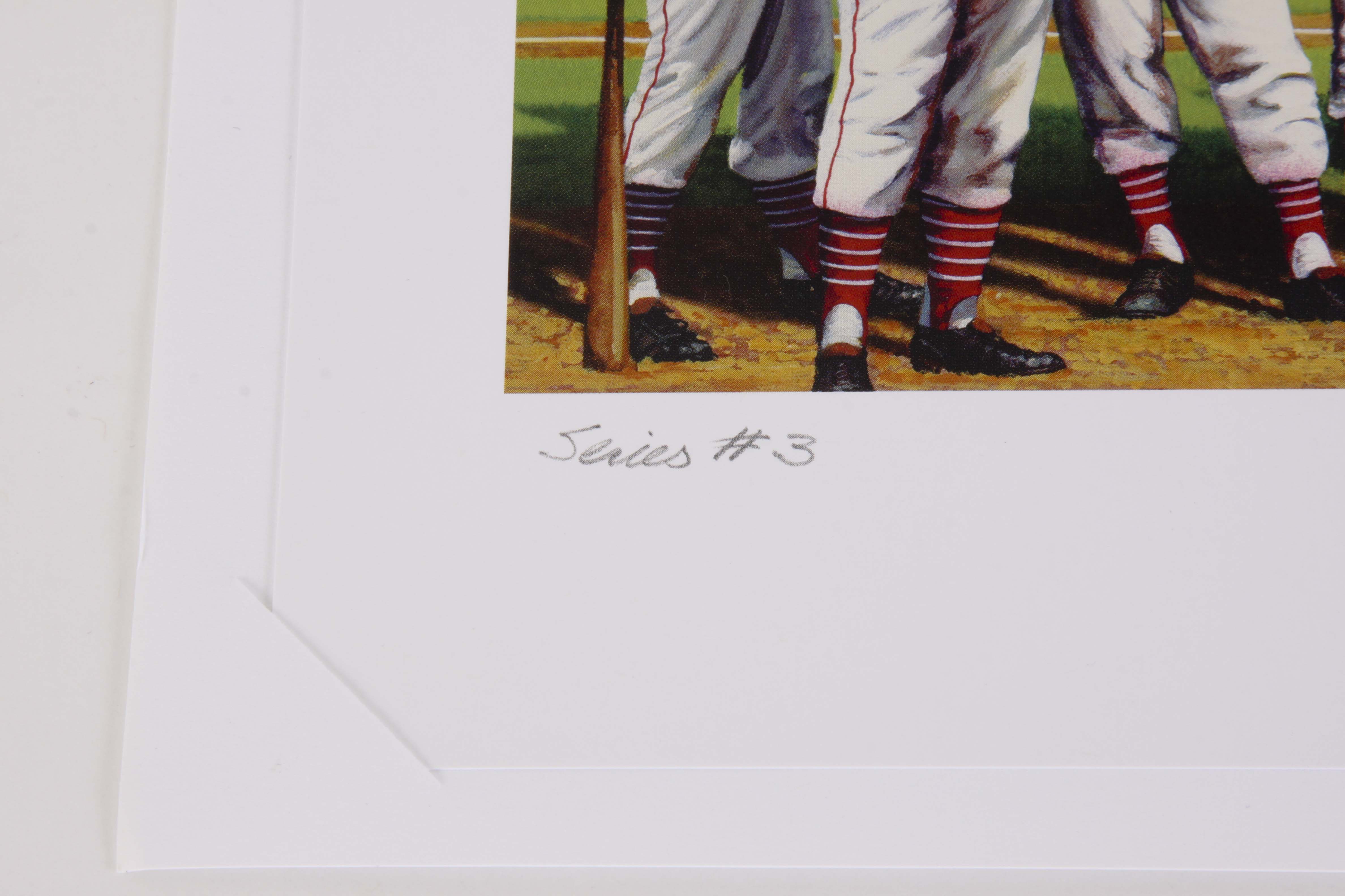 Sparky Anderson Signed Photograph with COA and 'Classic Moments' Lithograph