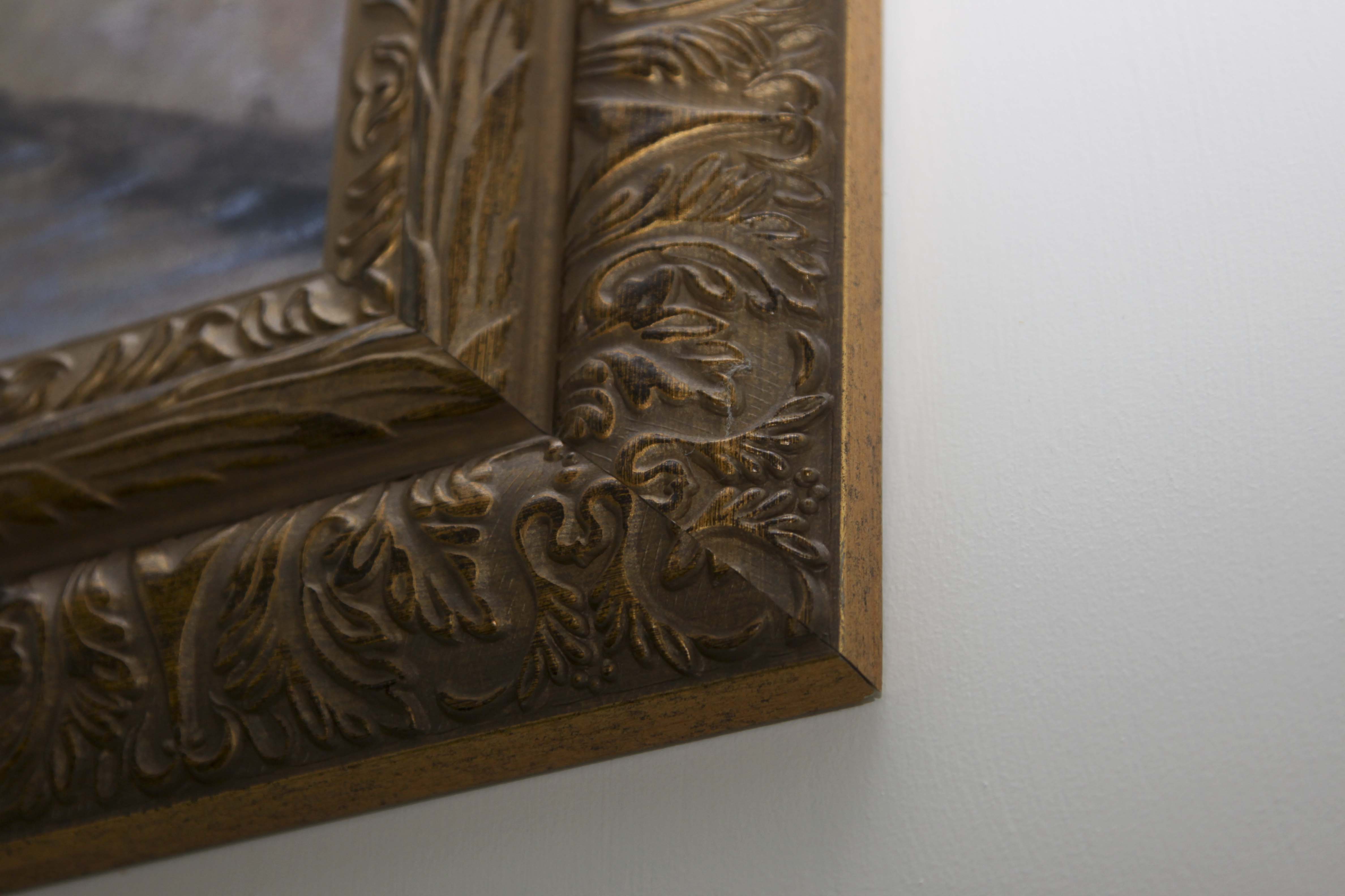 Framed Michael Longo 'Canal Reflections' Decorator's Print