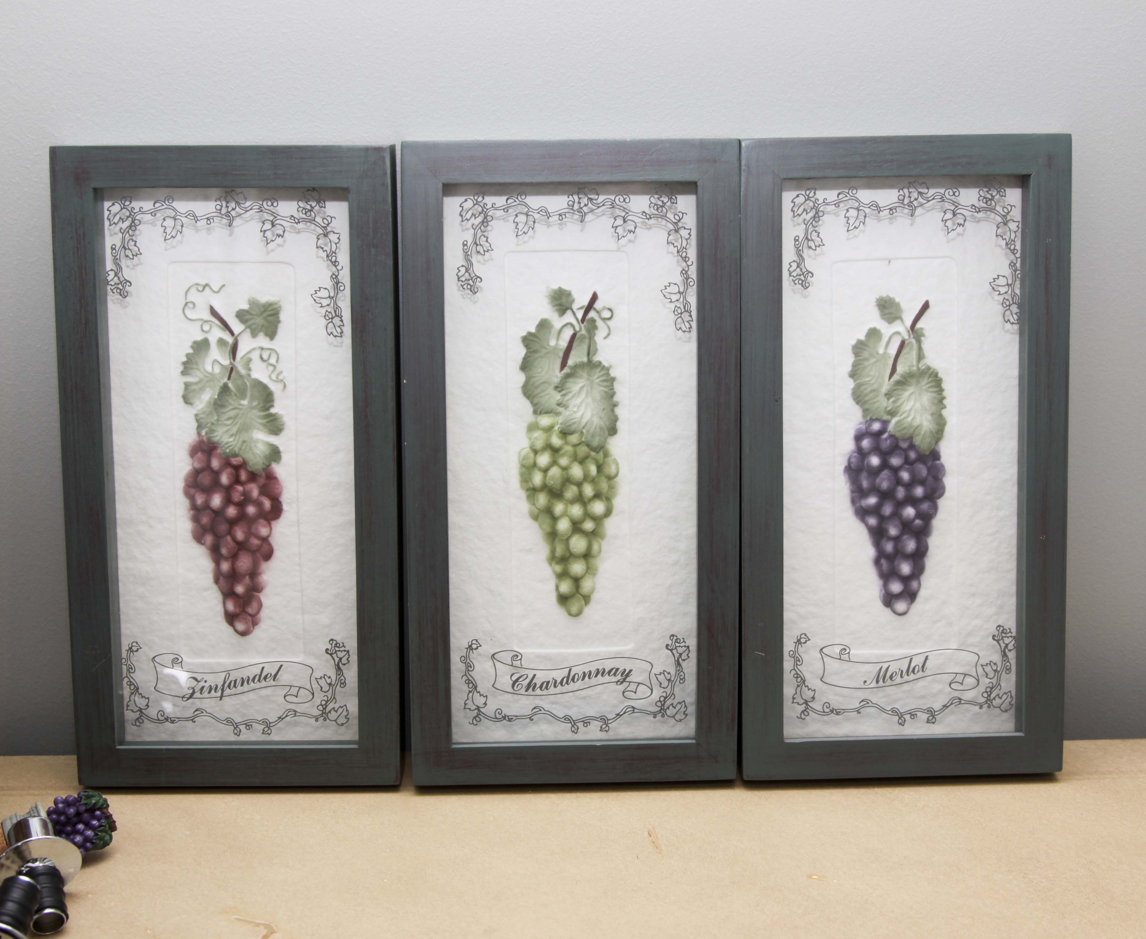 Wine Corks, Prints, Plate Rack and More